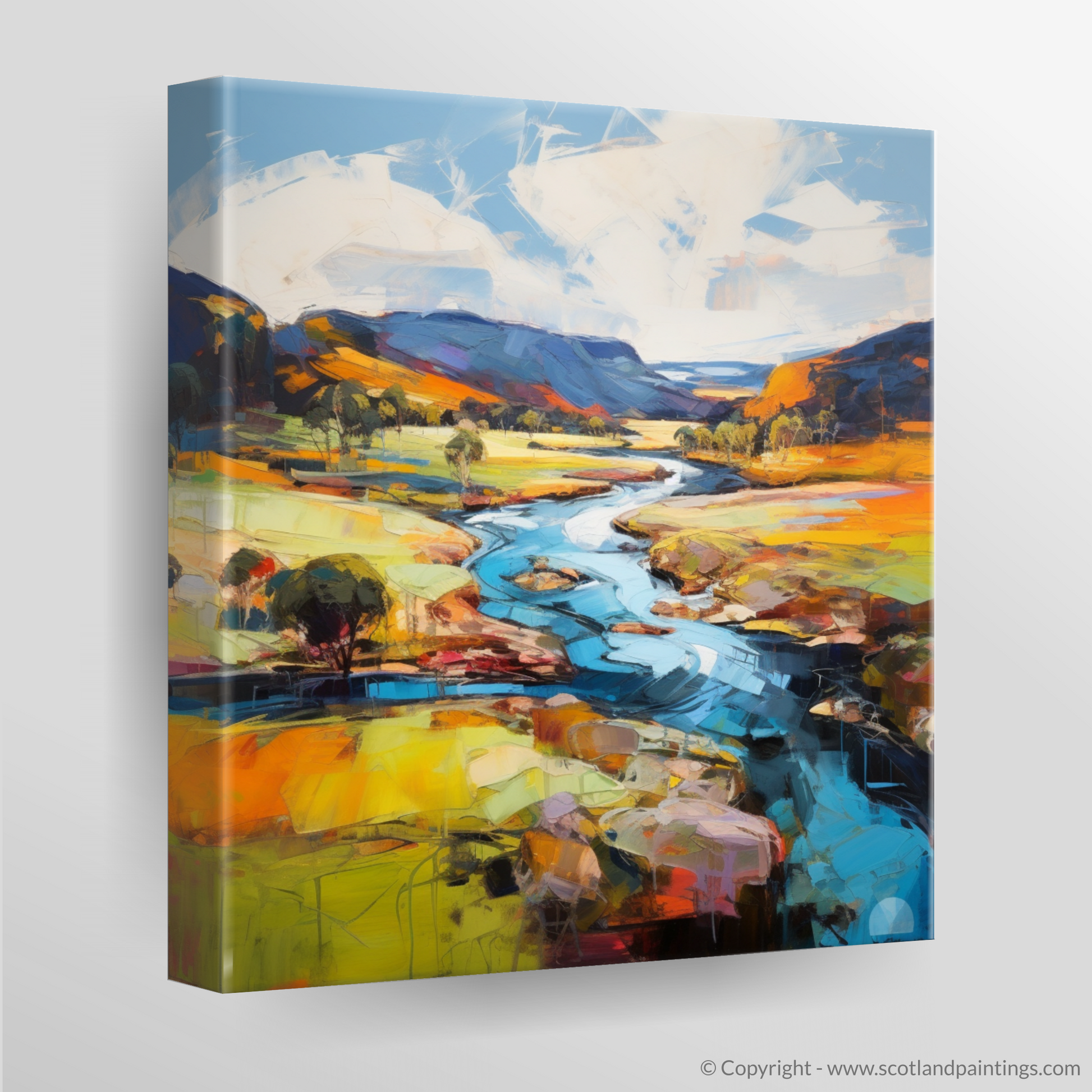 Canvas Print of Glen Esk, Angus