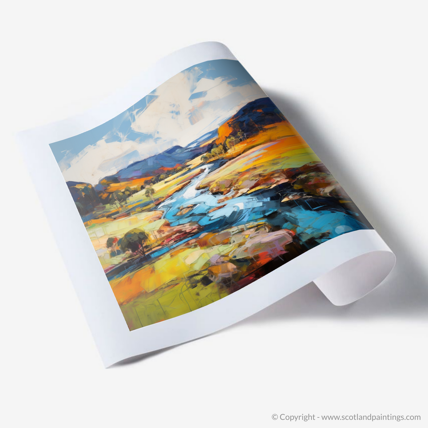 Art Print of Glen Esk, Angus