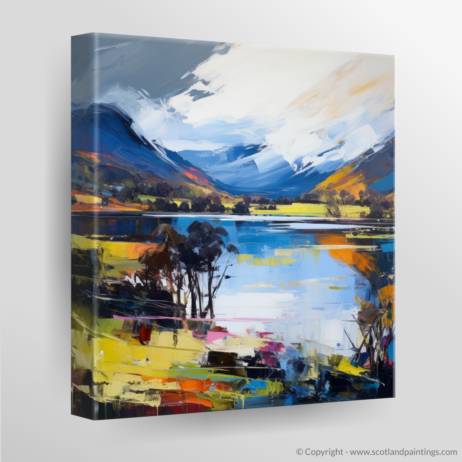 Canvas Print of Loch Earn, Perth and Kinross