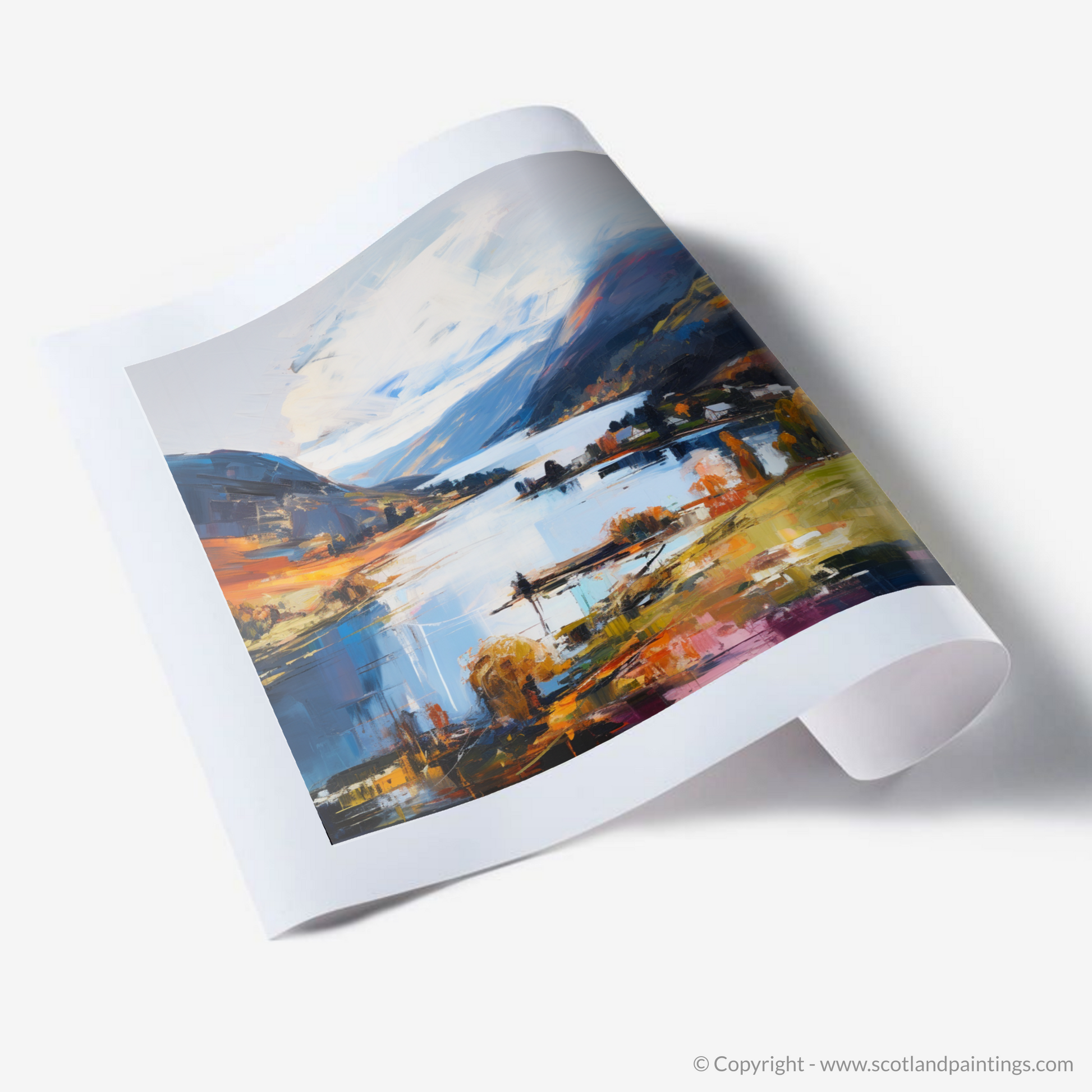 Art Print of Loch Earn, Perth and Kinross
