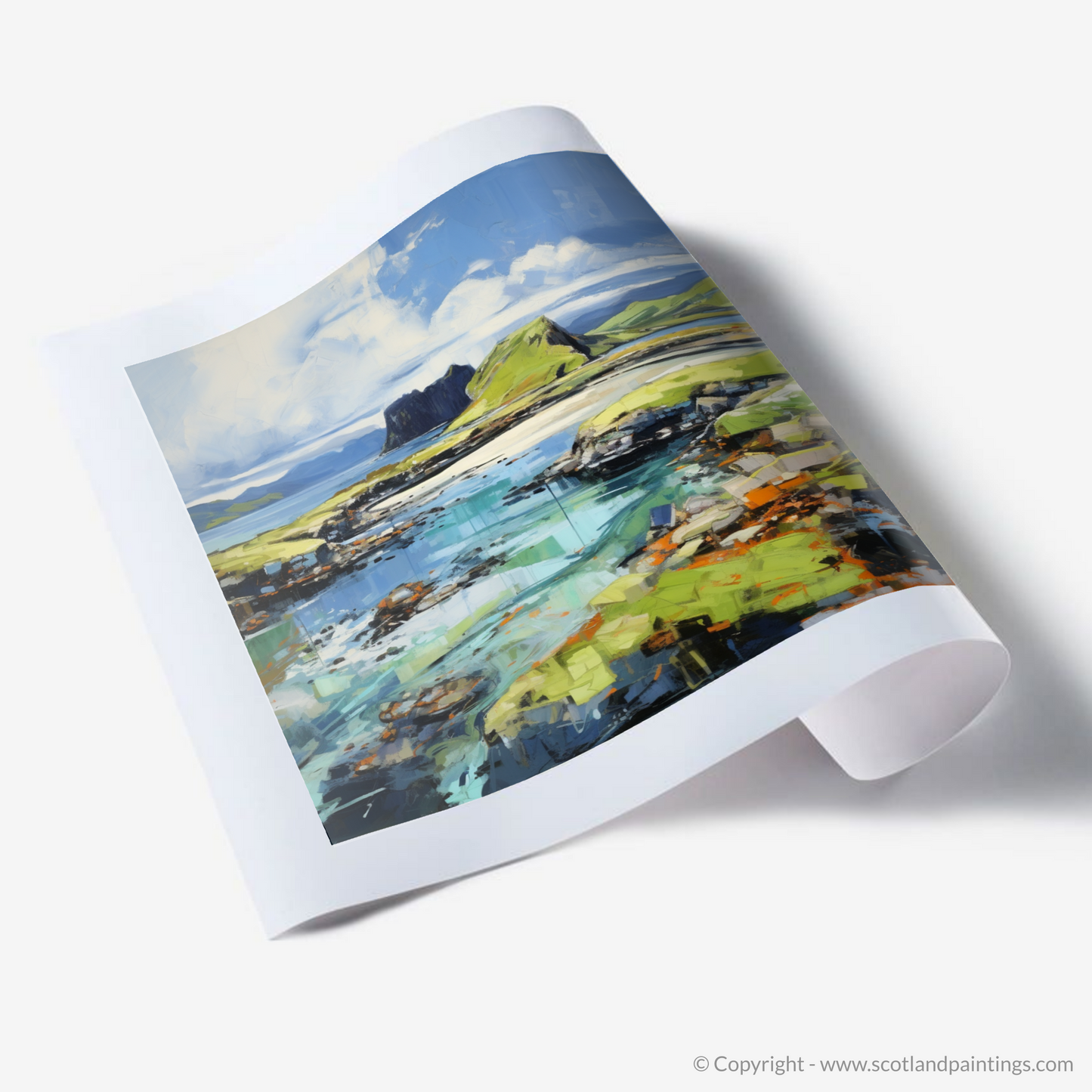 Art Print of Isle of Canna, Inner Hebrides