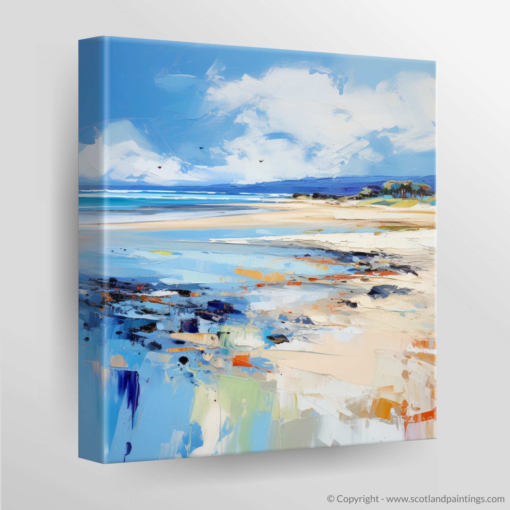 Canvas Print of Nairn Beach, Nairn