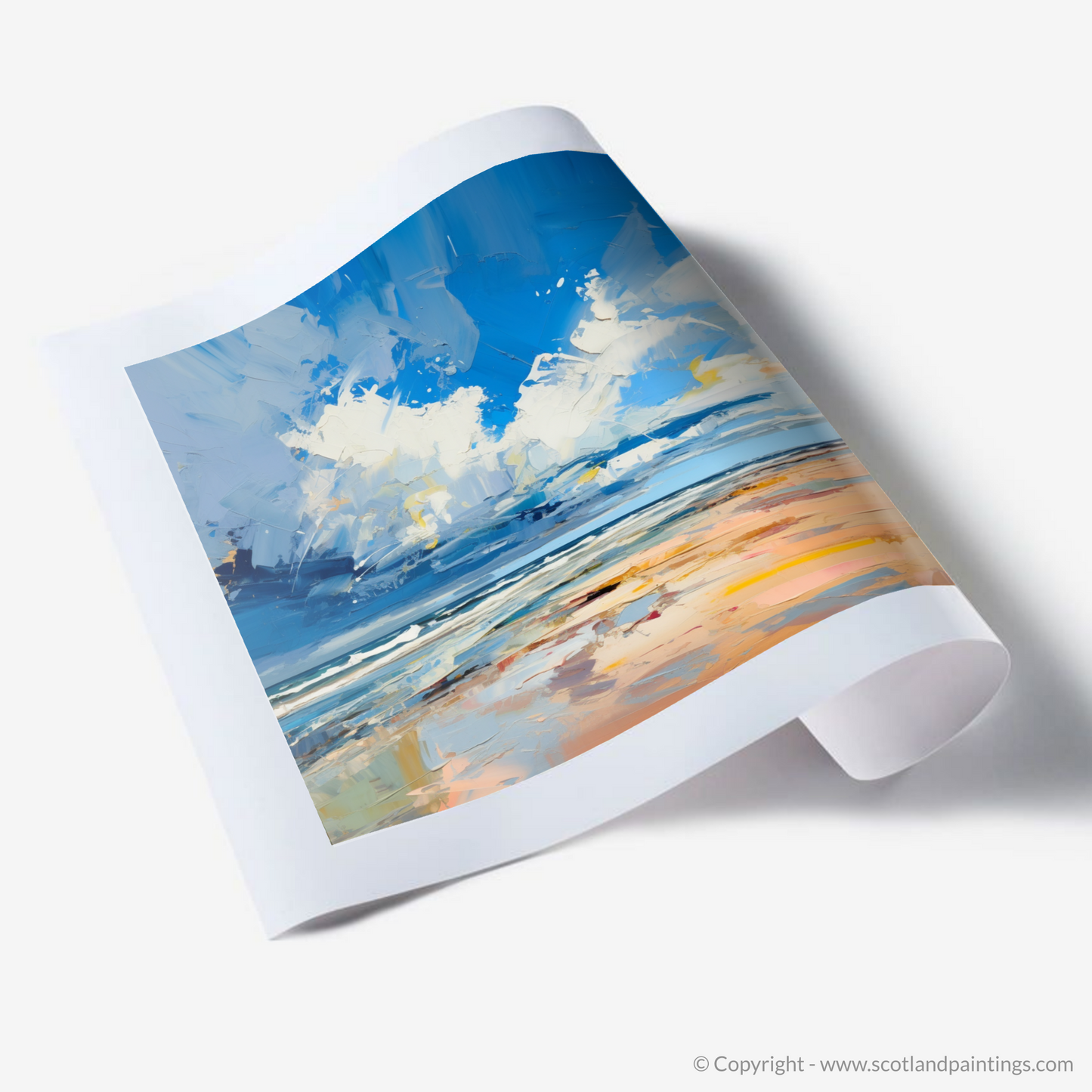 Art Print of Nairn Beach, Nairn