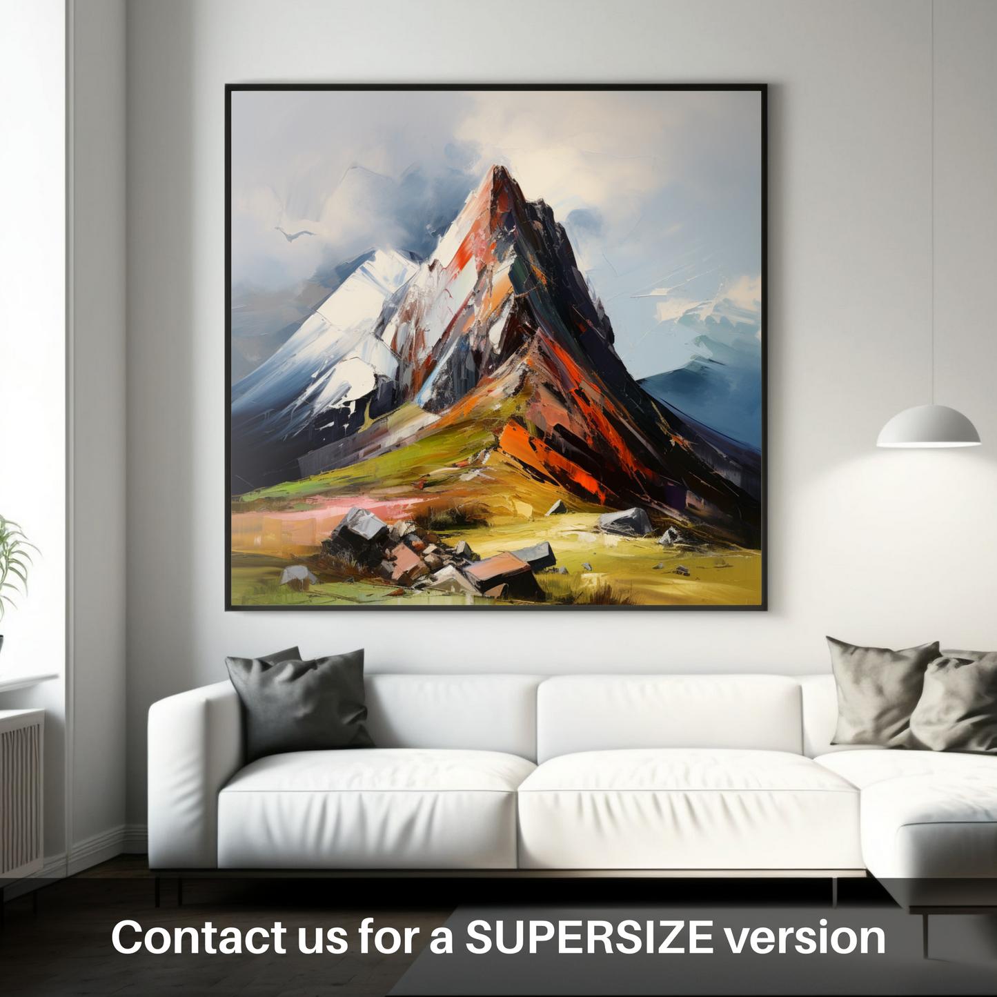 Huge supersize print of Cairn Gorm, Highlands