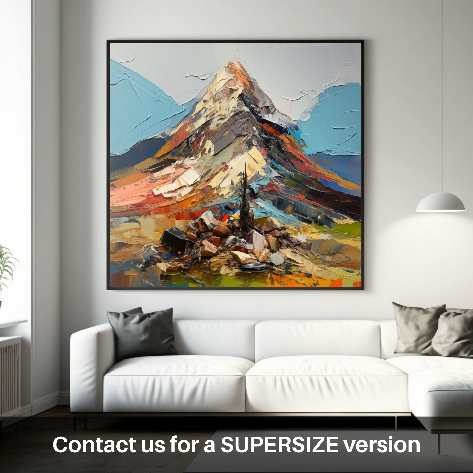 Huge supersize print of Cairn Gorm, Highlands