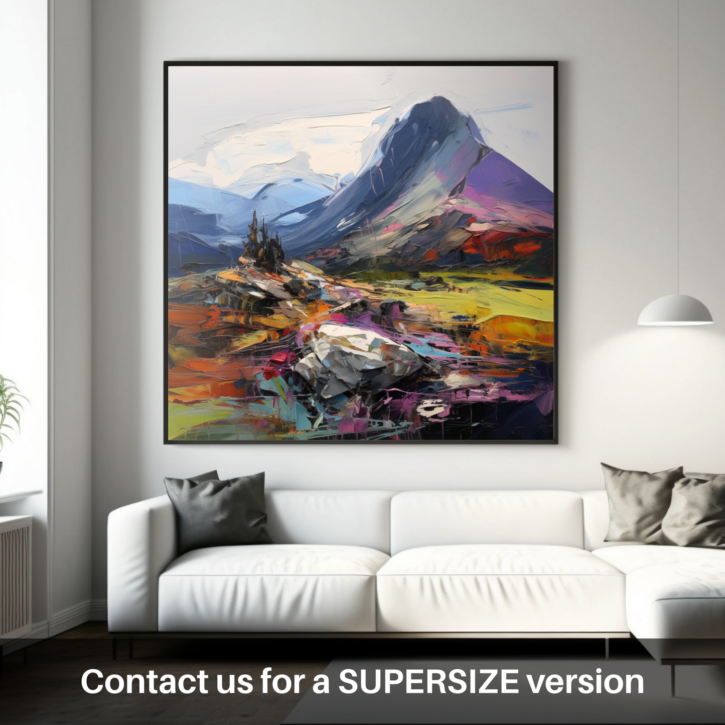 Huge supersize print of Cairn Gorm, Highlands