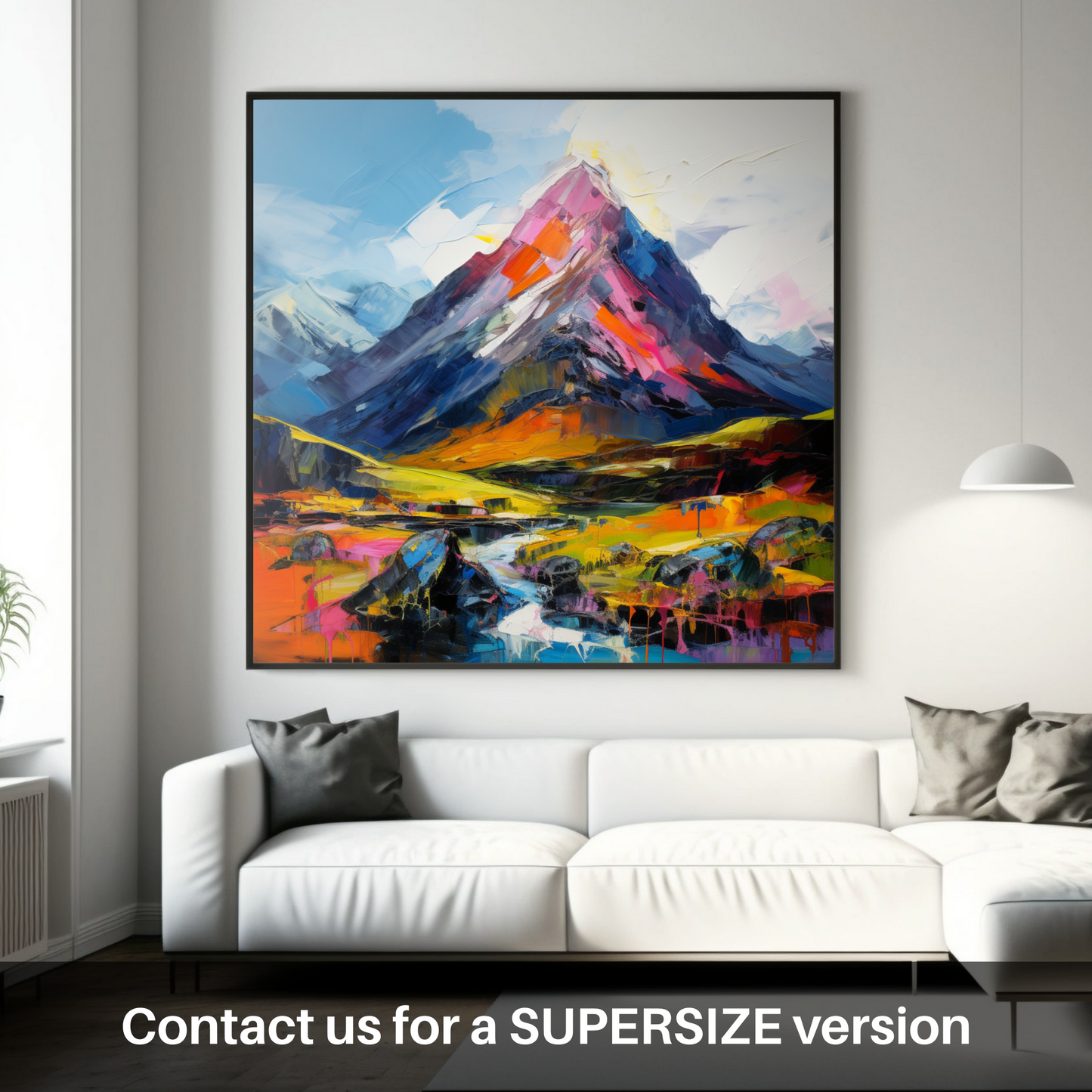 Huge supersize print of Stob Binnein