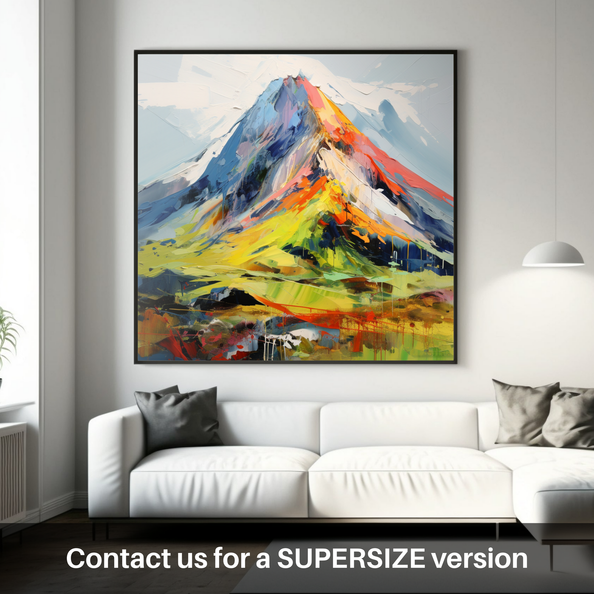 Huge supersize print of Stob Binnein