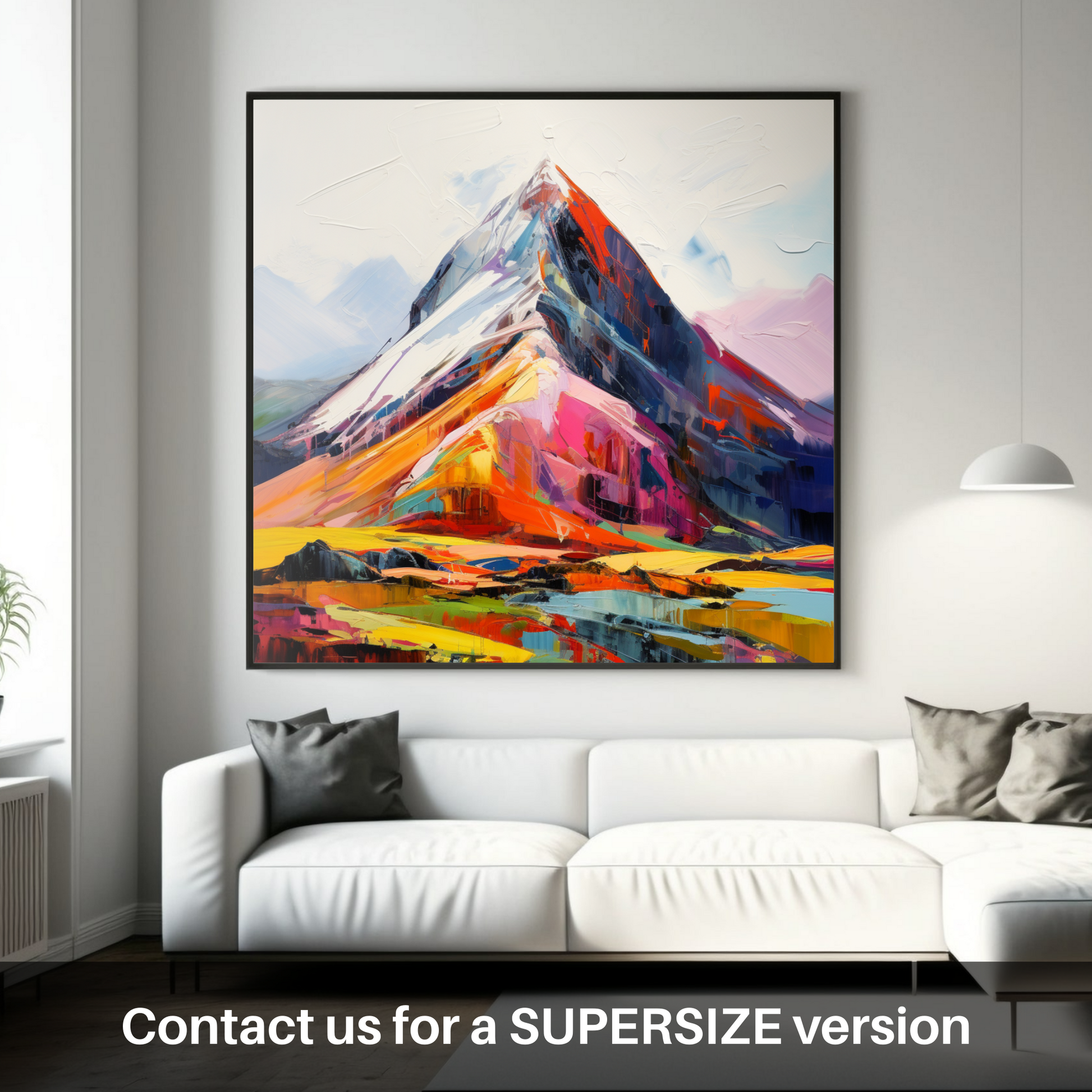 Huge supersize print of Stob Binnein