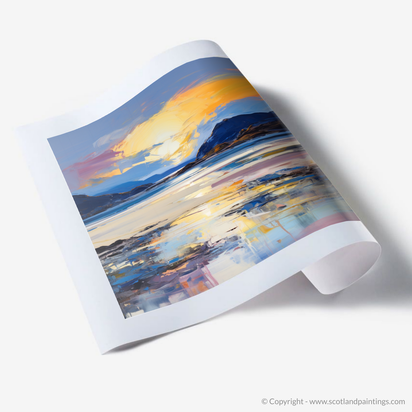 Art Print of Traigh Mhor at dusk