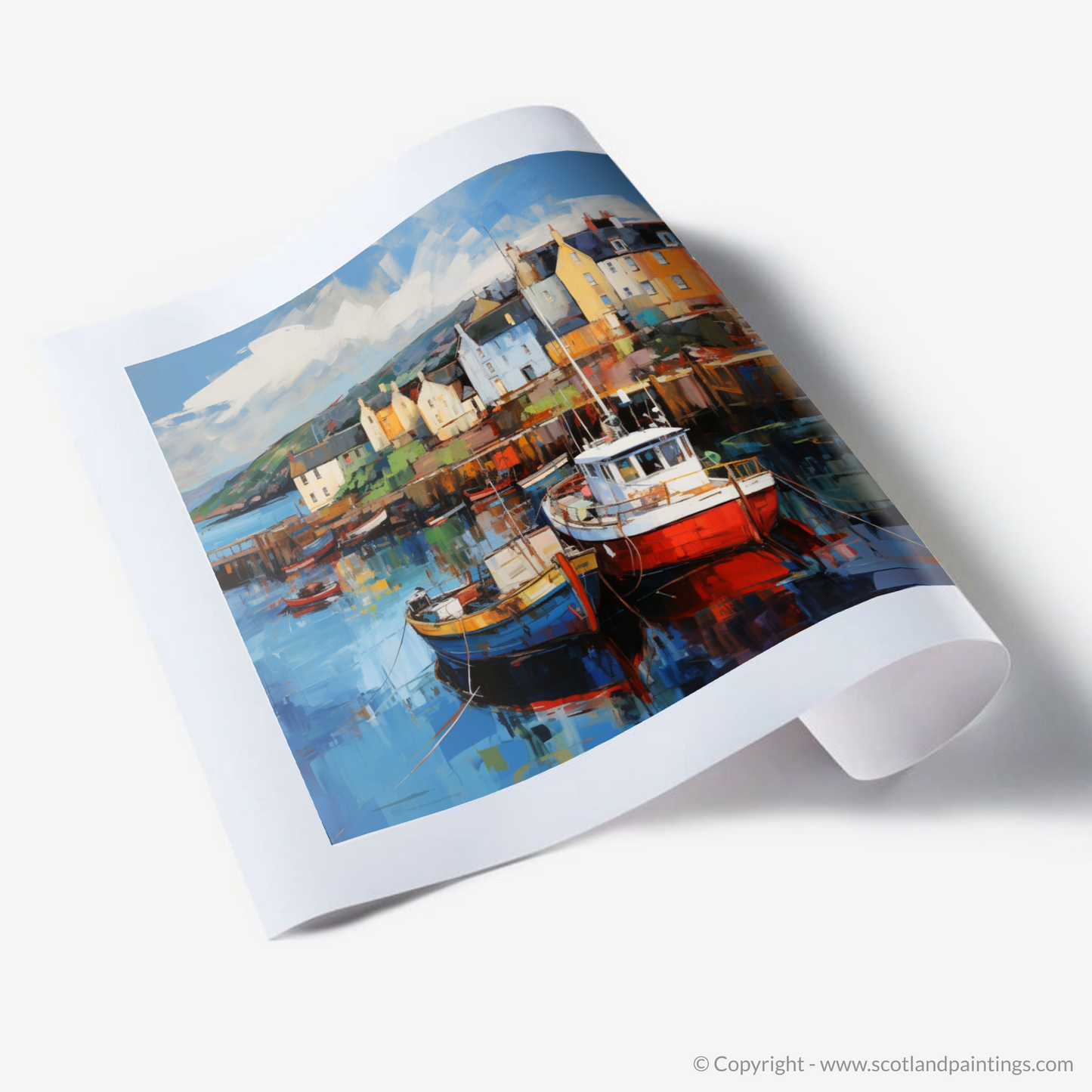 Art Print of Millport Harbour, Isle of Cumbrae