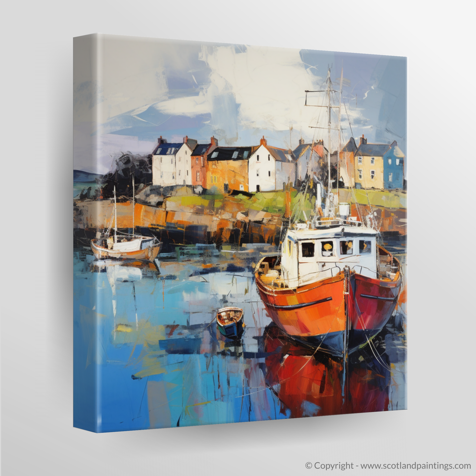 Canvas Print of Millport Harbour, Isle of Cumbrae