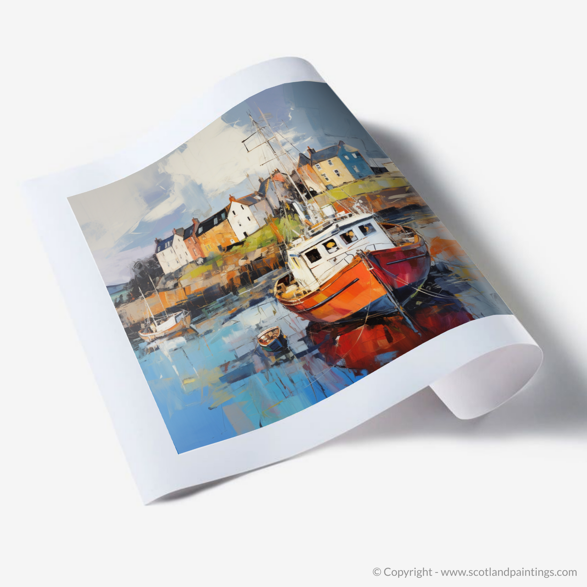 Art Print of Millport Harbour, Isle of Cumbrae