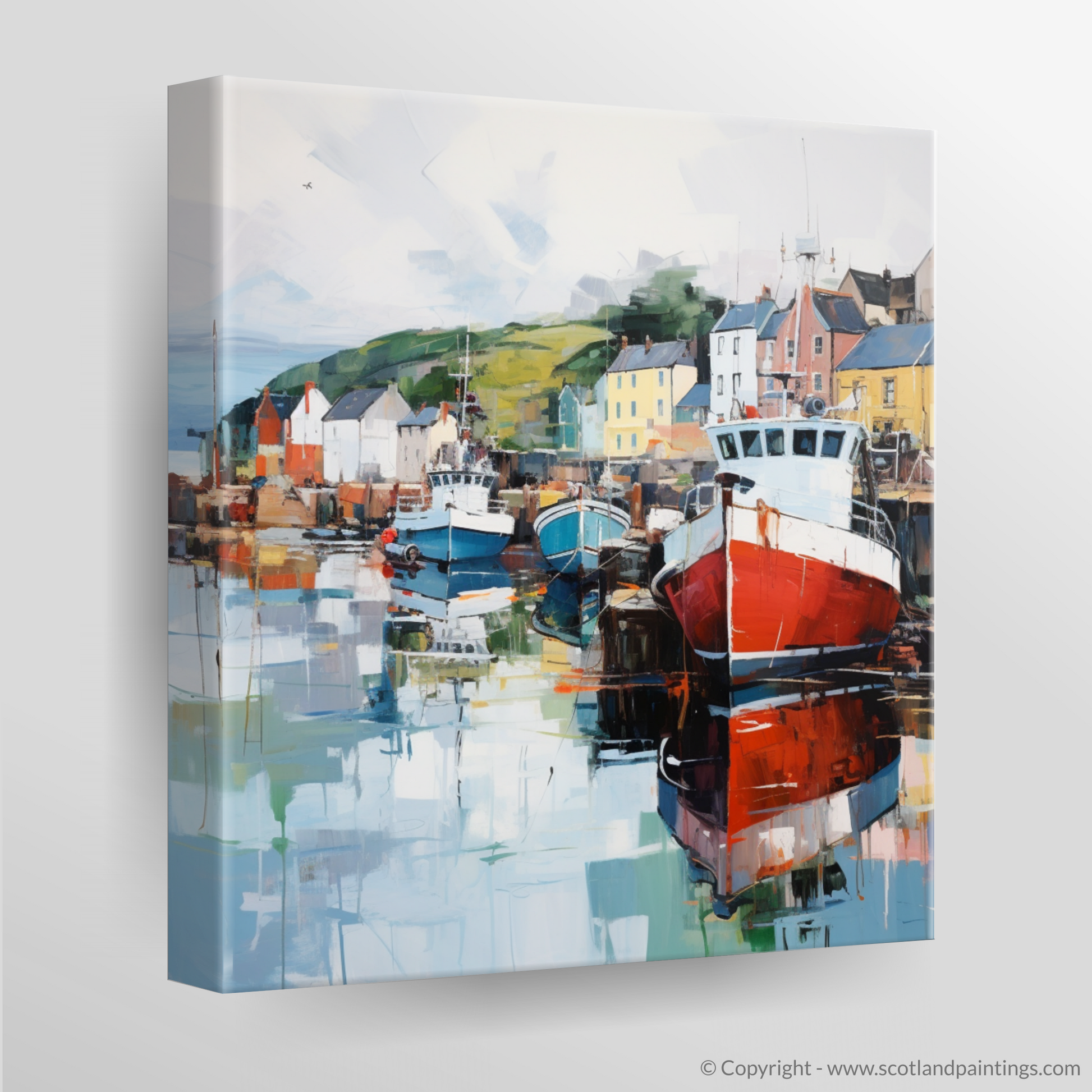 Canvas Print of Millport Harbour, Isle of Cumbrae