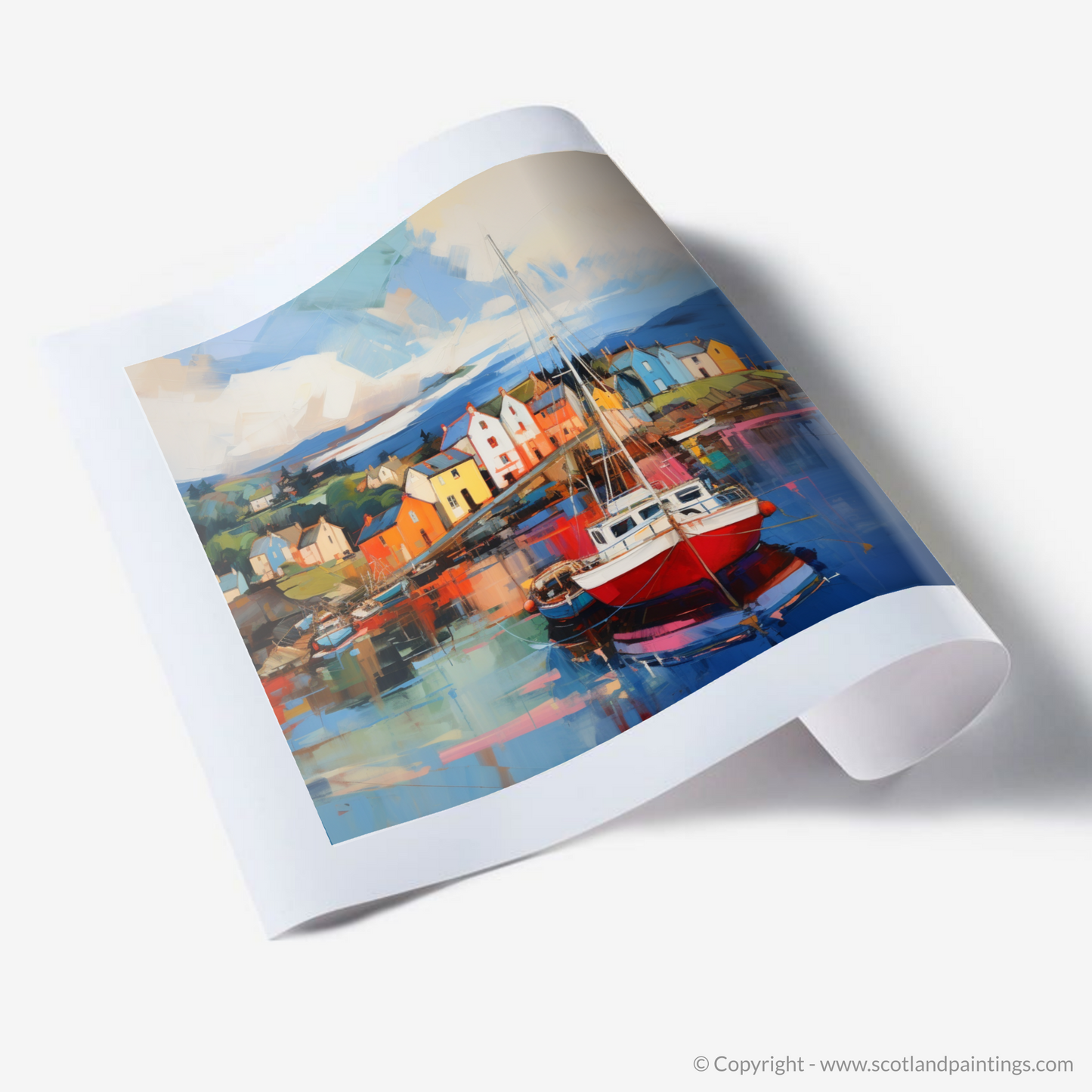 Art Print of Millport Harbour, Isle of Cumbrae