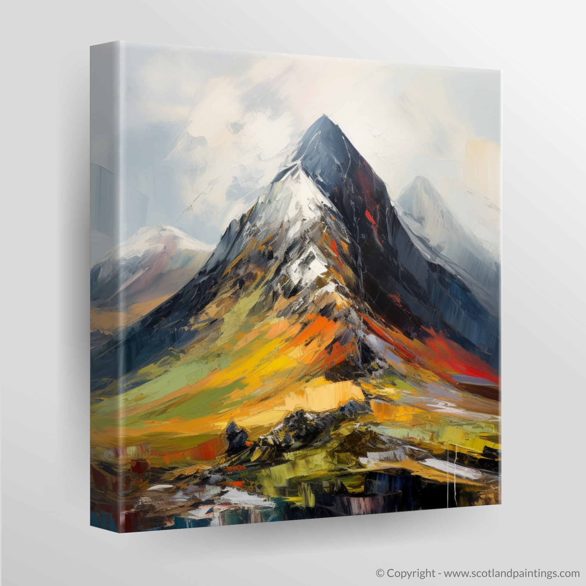 Canvas Print of Sgurr a' Mhaim, Highlands.