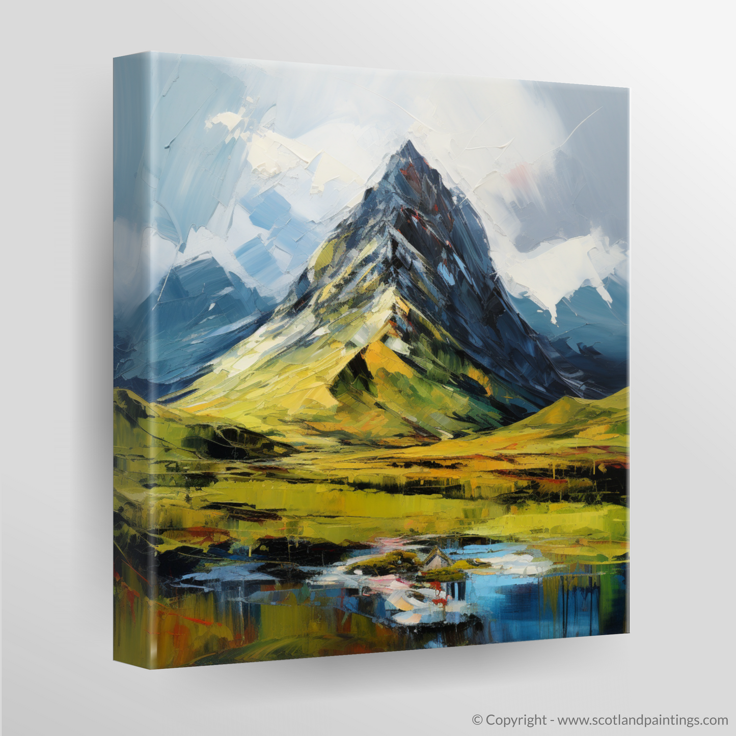 Canvas Print of Sgurr a' Mhaim, Highlands.