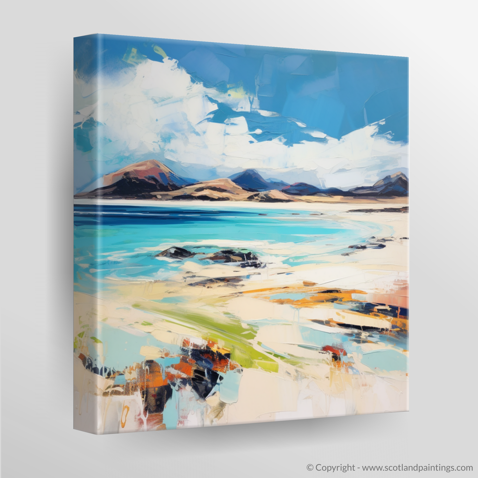 Canvas Print of Mellon Udrigle Beach, Wester Ross