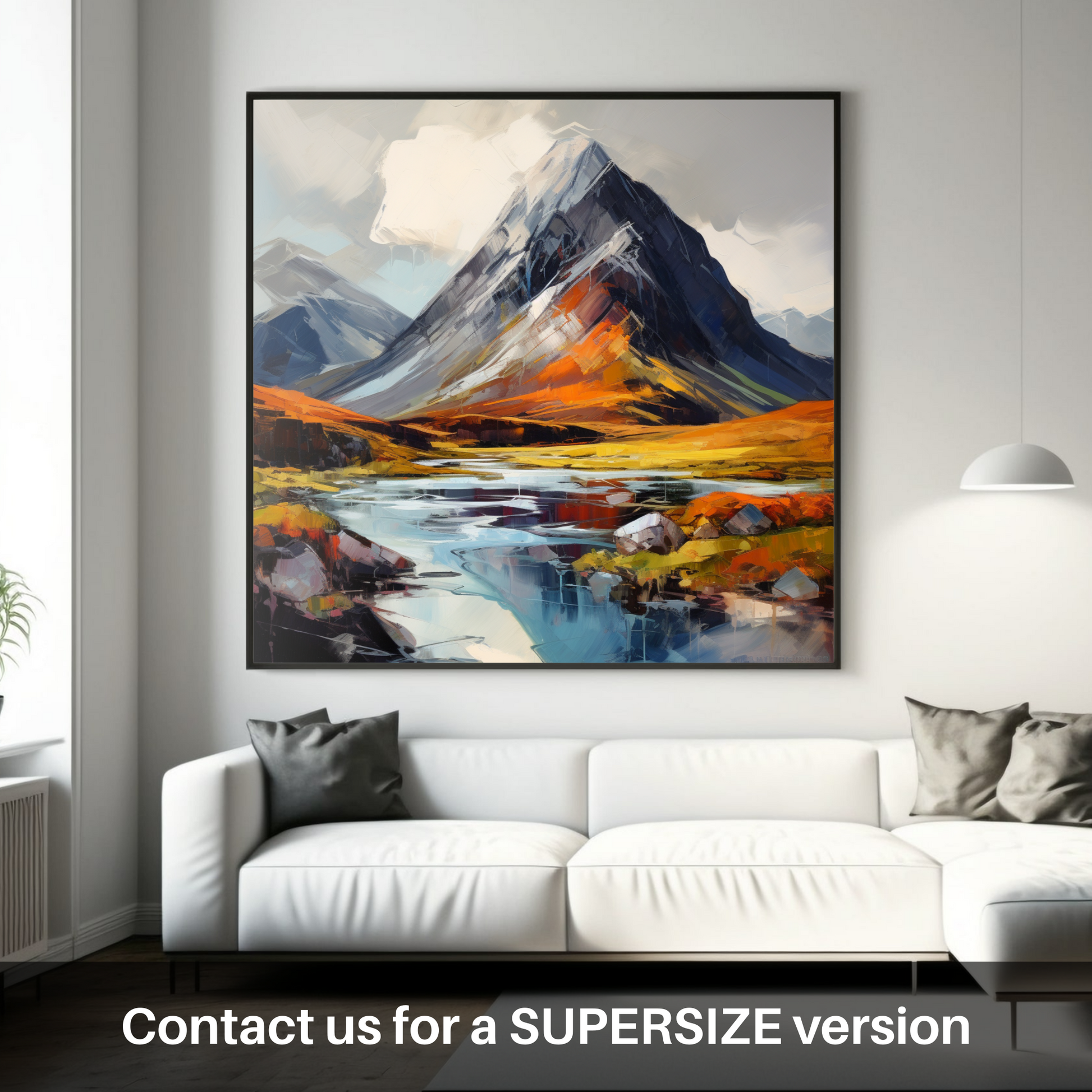 Huge supersize print of Stob Coire Raineach (Buachaille Etive Beag)