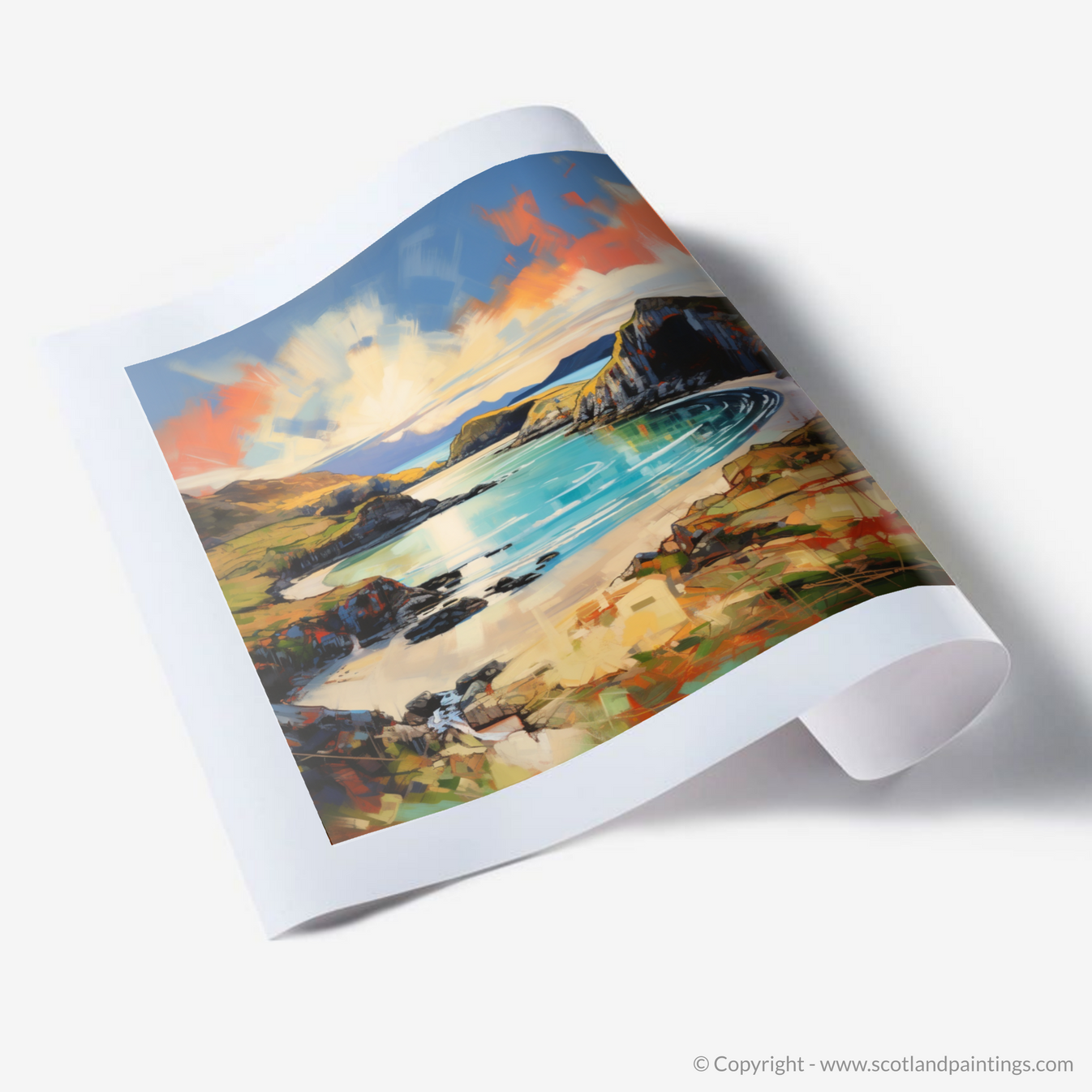 Painting and Art Print of Balnakeil Bay, Durness, Sutherland entitled ...