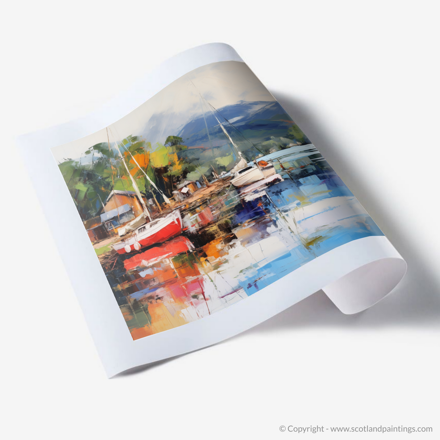 Art Print of Balmaha Harbour, Loch Lomond