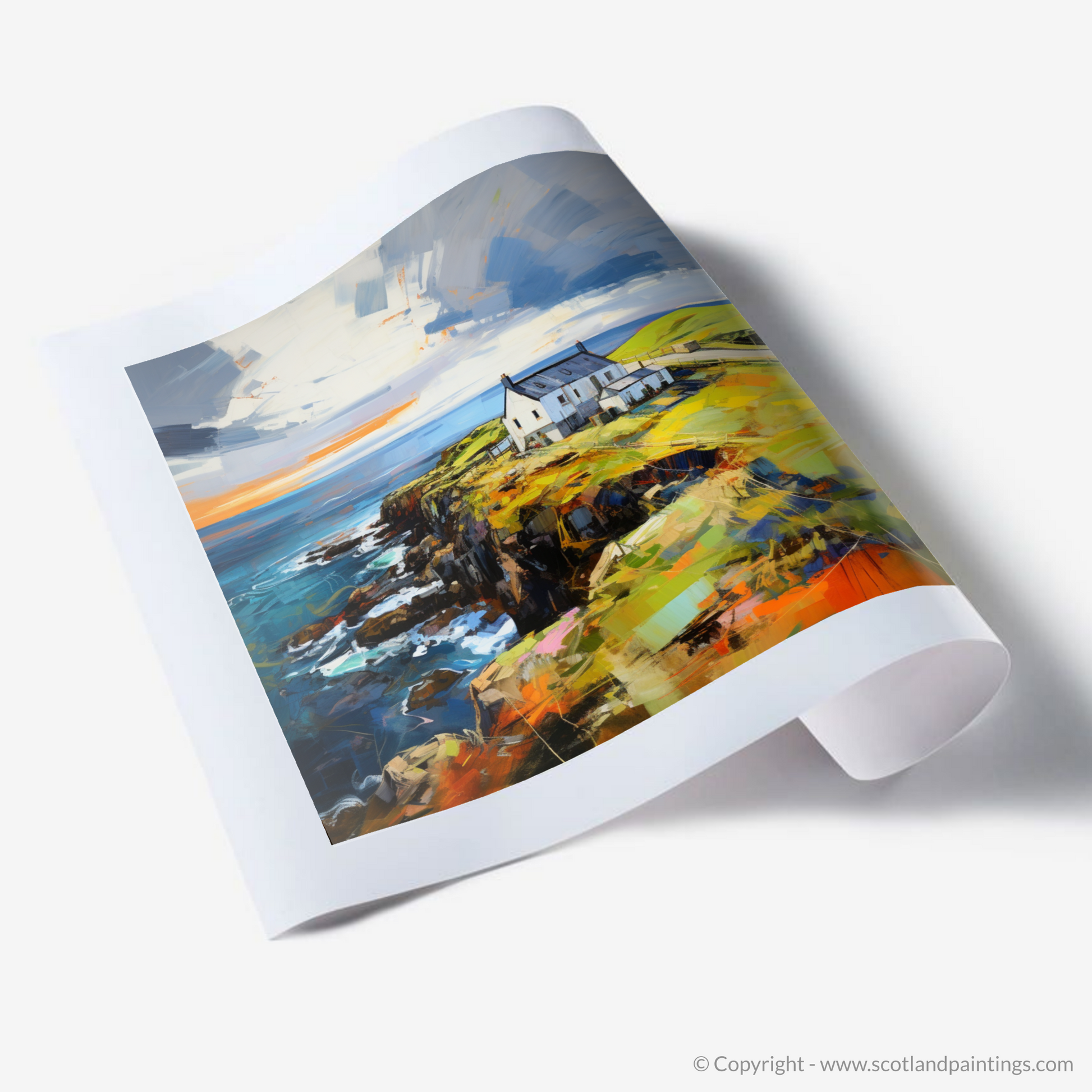 Art Print of Shetland, North of mainland Scotland