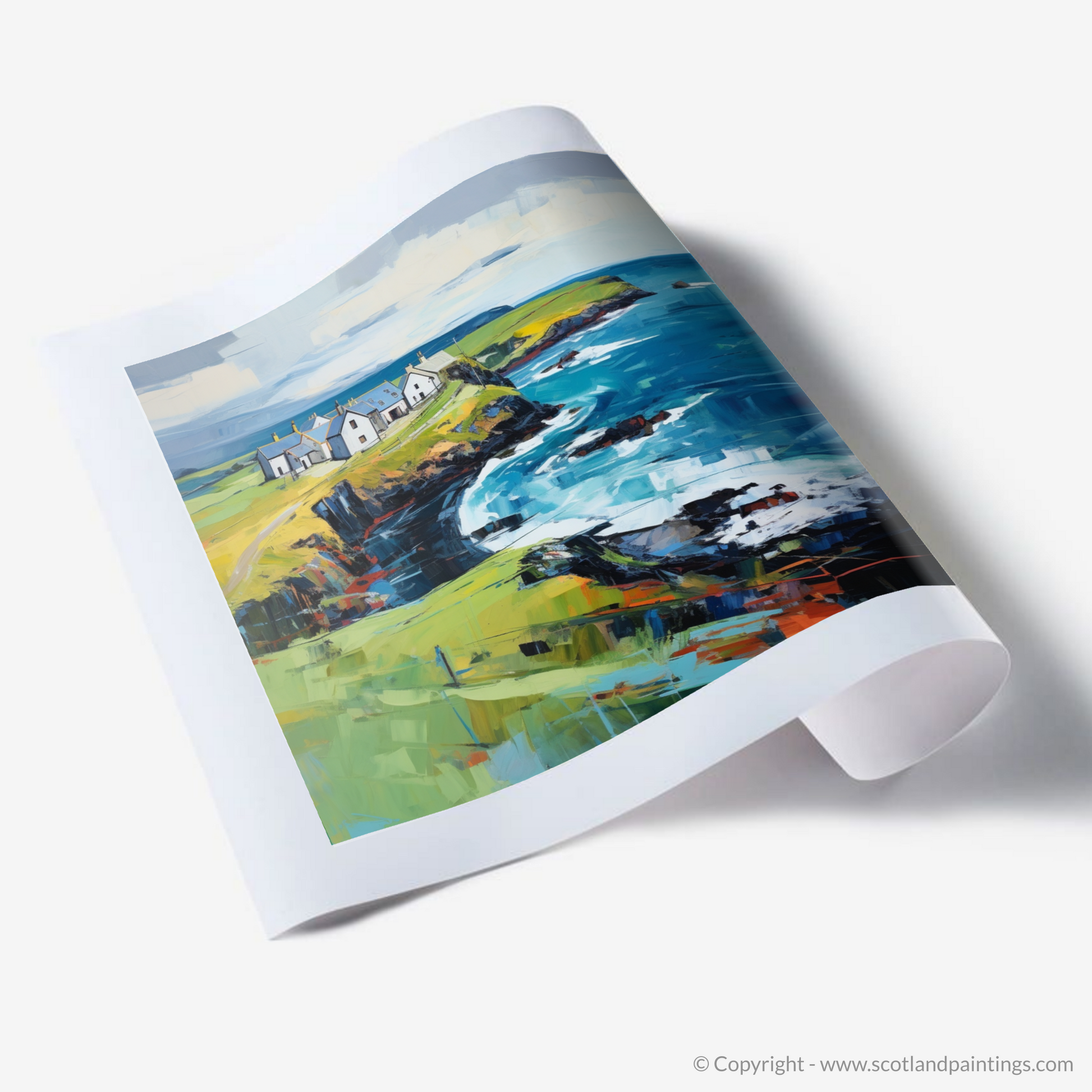 Art Print of Shetland, North of mainland Scotland