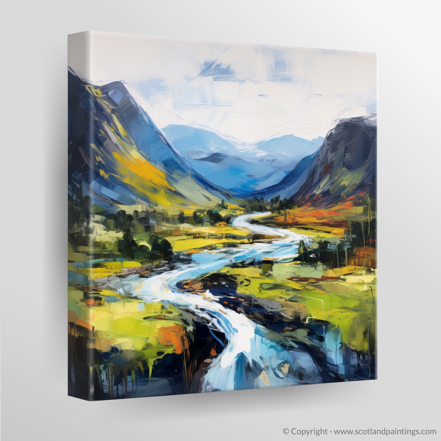 Canvas Print of Glen Strathfarrar, Highlands