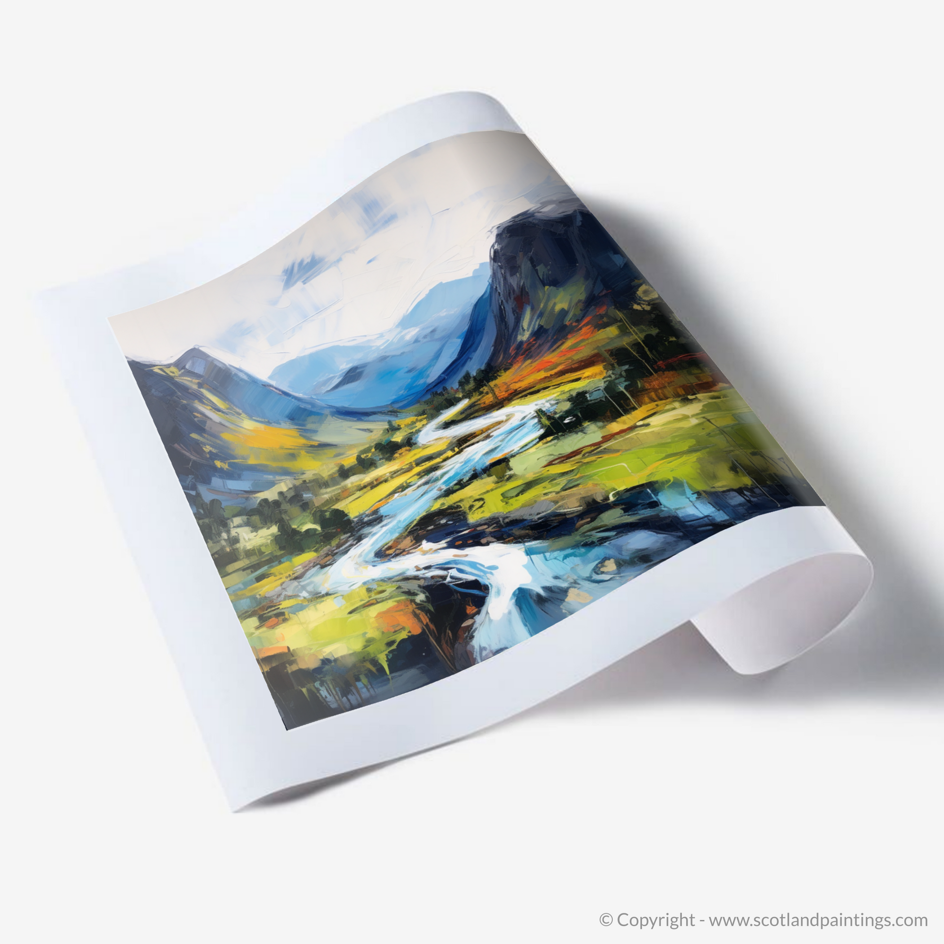 Art Print of Glen Strathfarrar, Highlands