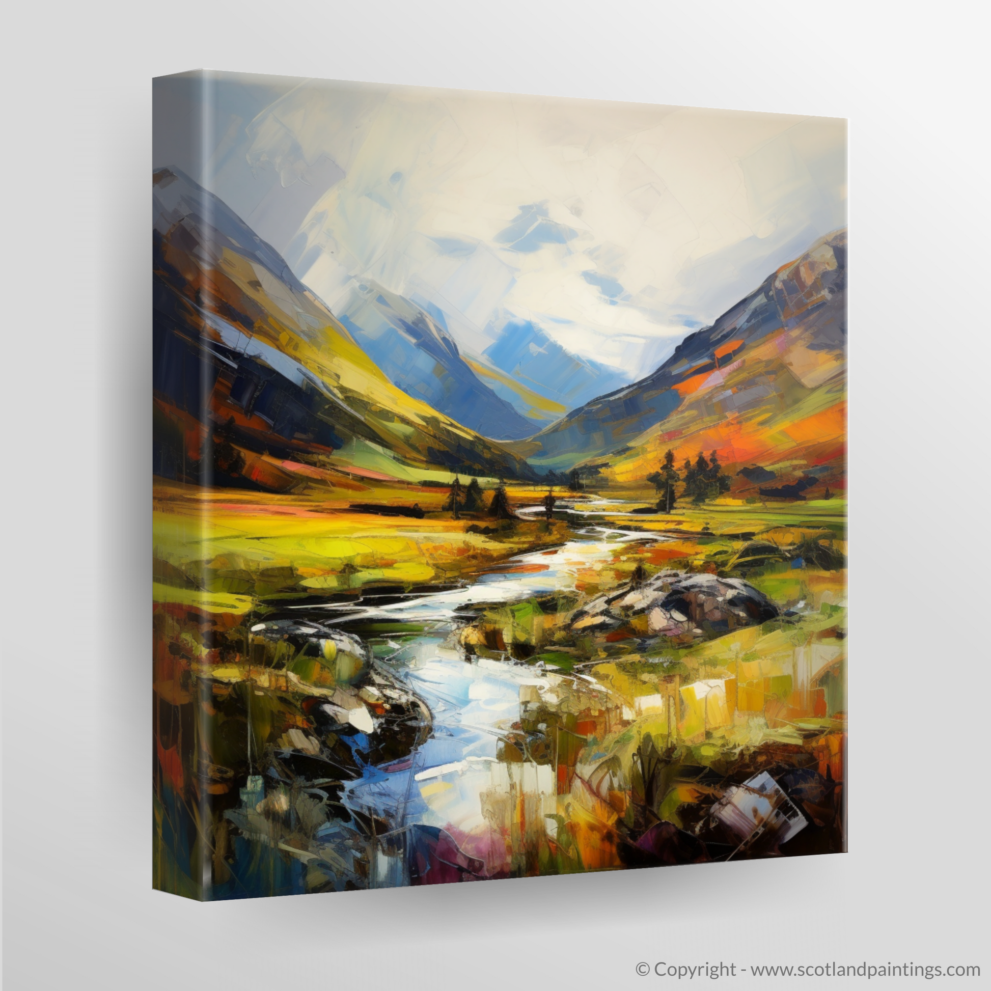 Canvas Print of Glen Strathfarrar, Highlands