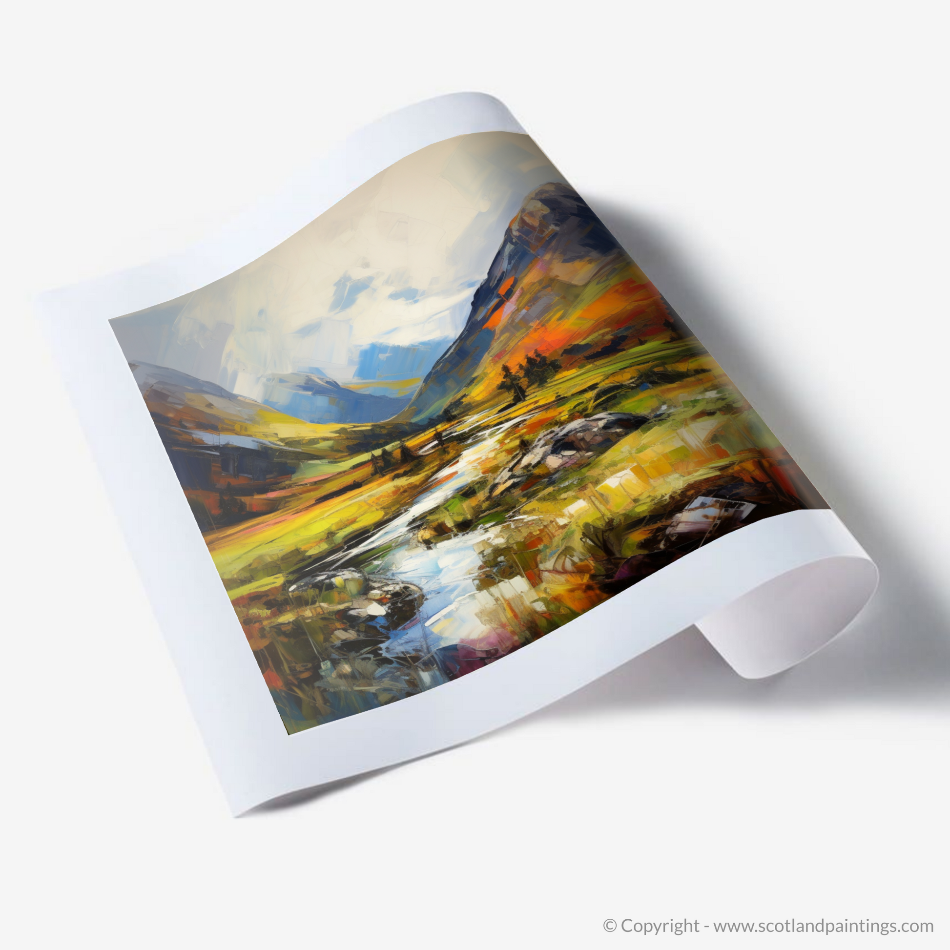 Art Print of Glen Strathfarrar, Highlands