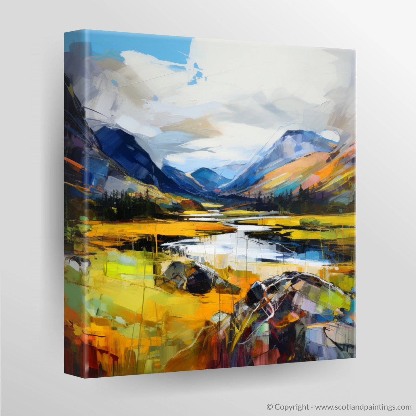 Canvas Print of Glen Strathfarrar, Highlands