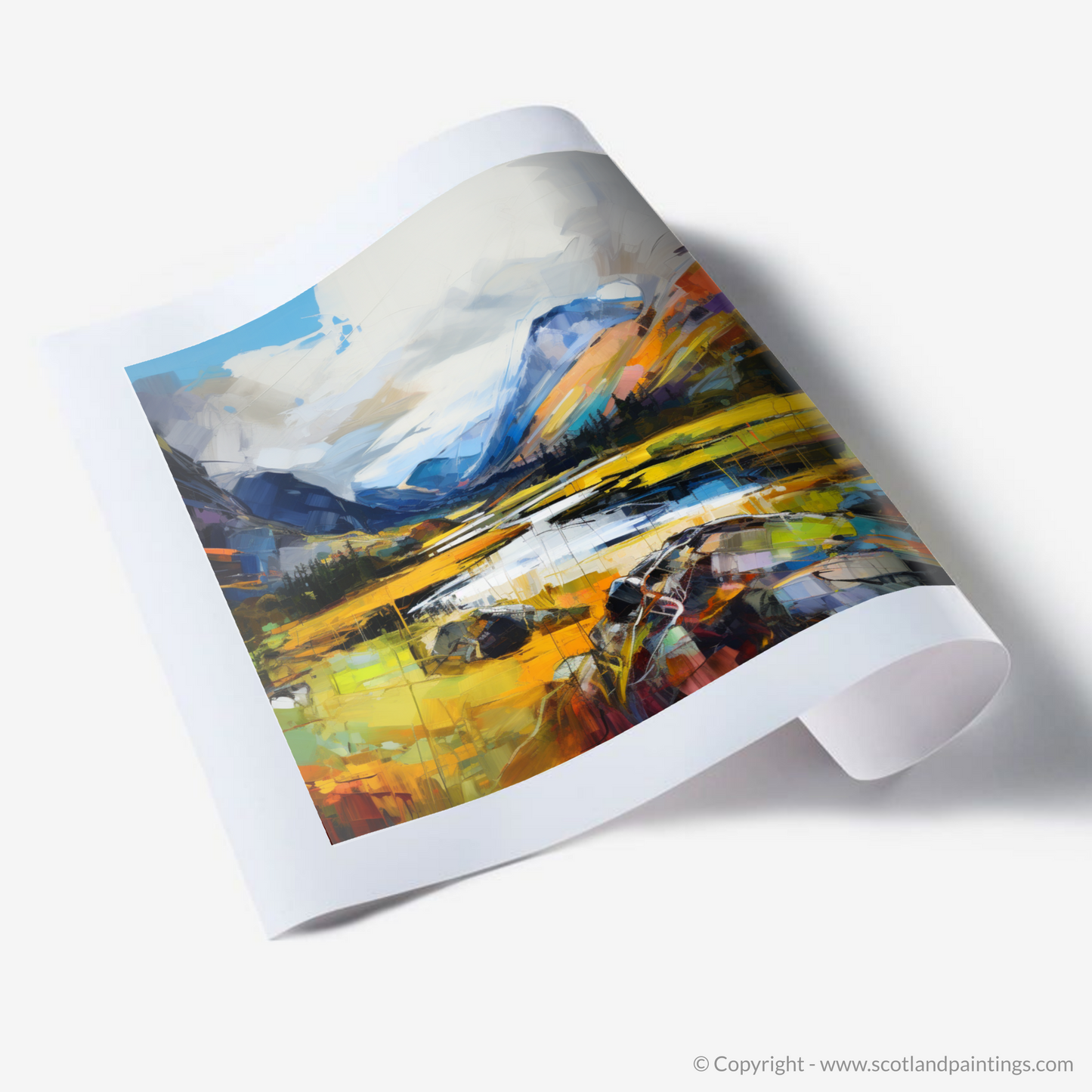 Art Print of Glen Strathfarrar, Highlands