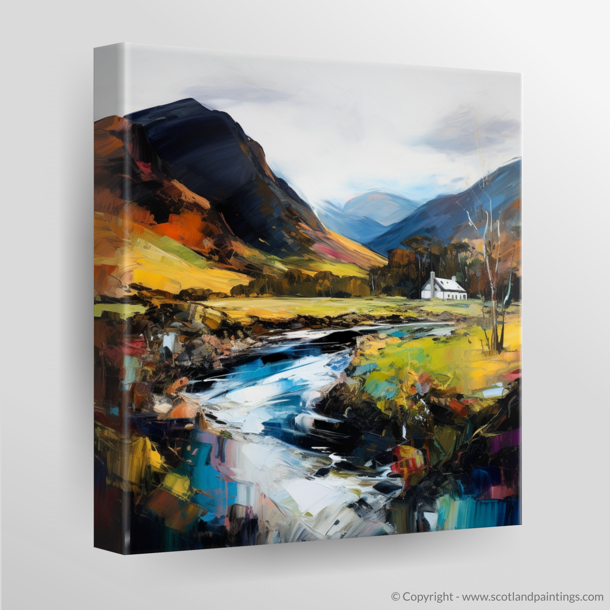 Canvas Print of Glen Strathfarrar, Highlands