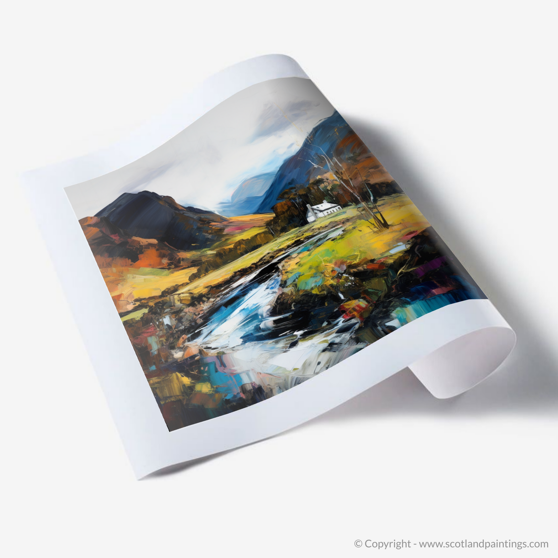 Art Print of Glen Strathfarrar, Highlands