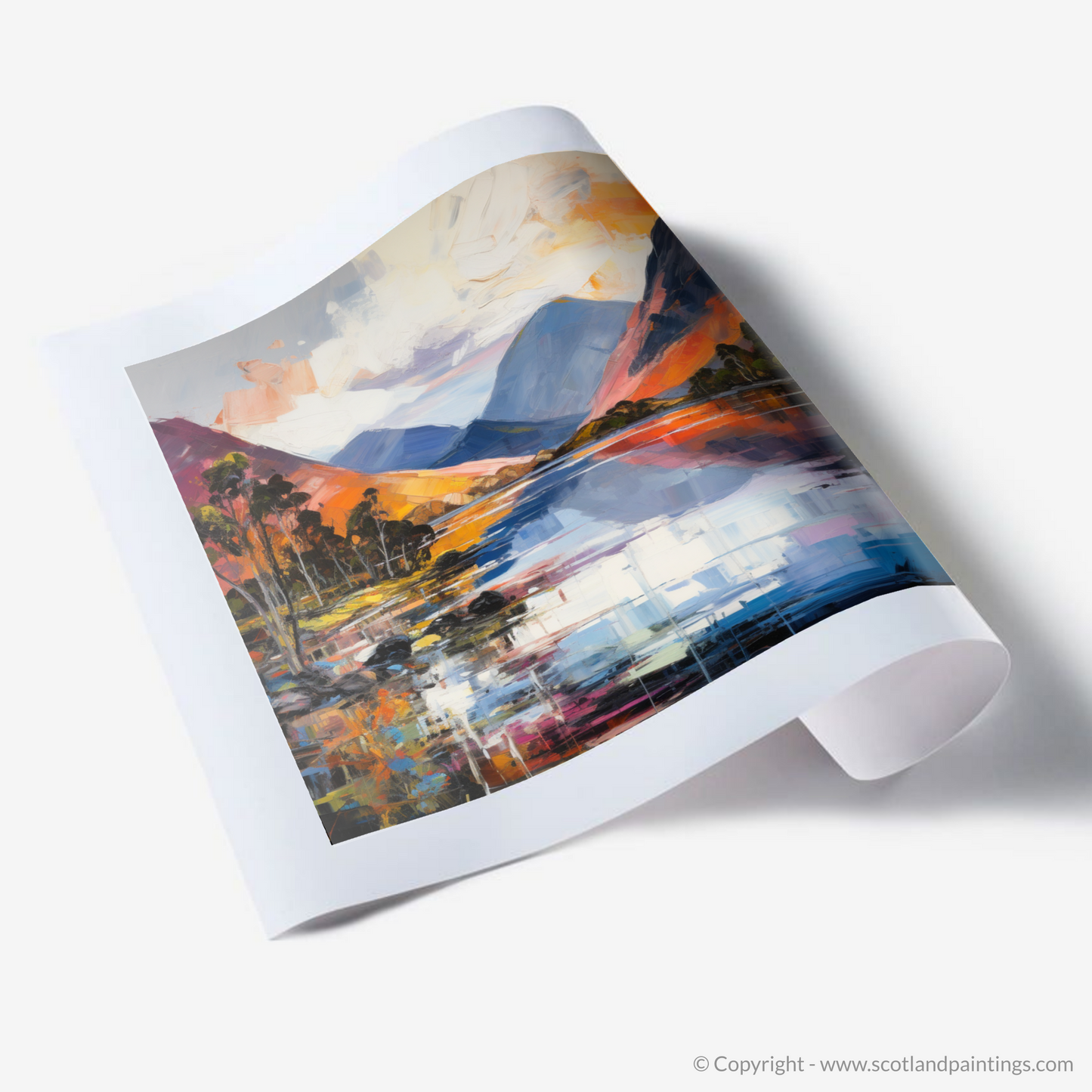 Art Print of Loch Lochy, Highlands