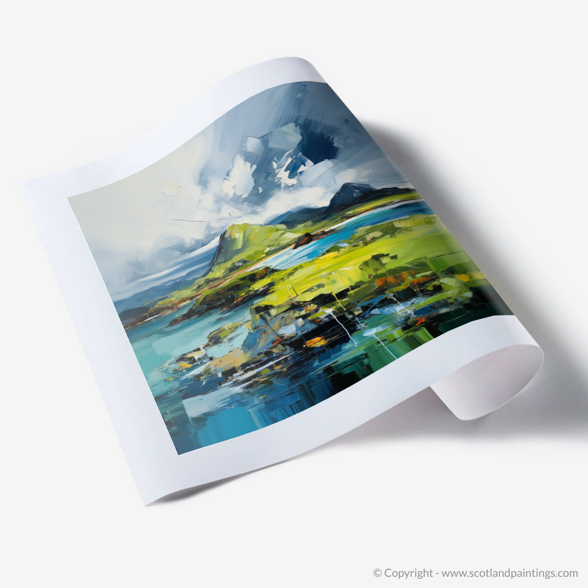 Art Print of Isle of Lismore, Inner Hebrides