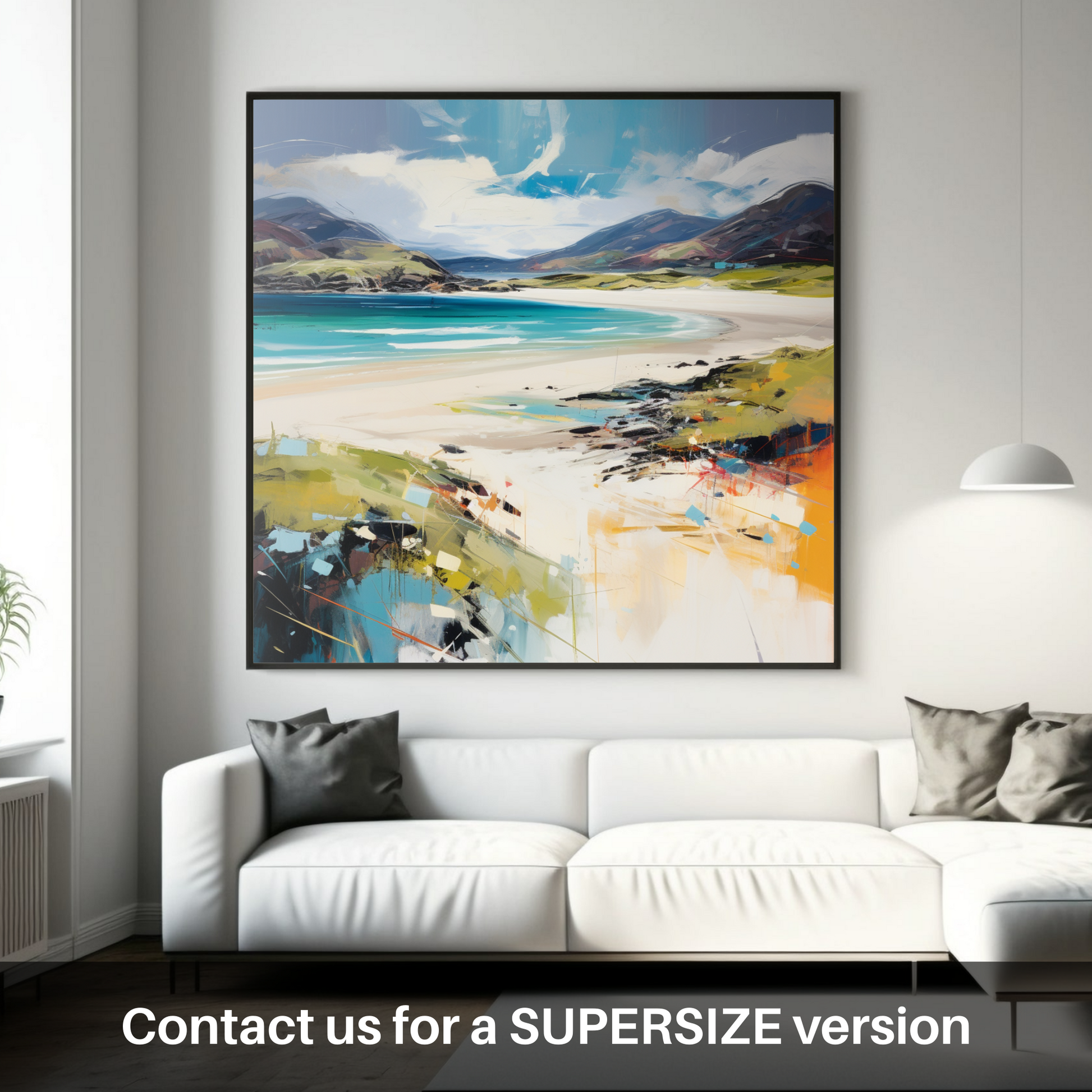 Huge supersize print of Luskentyre Beach, Isle of Harris