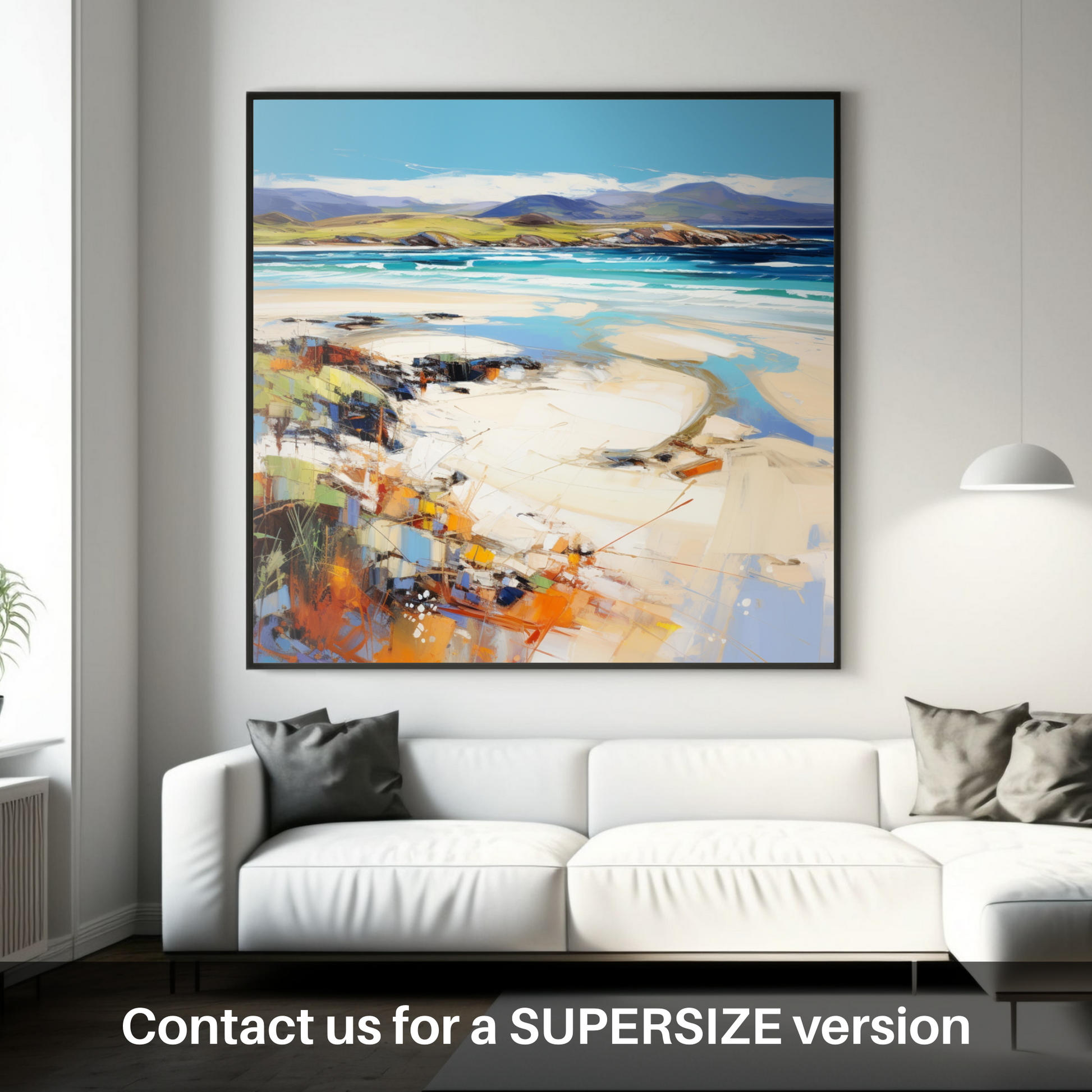 Huge supersize print of Luskentyre Beach, Isle of Harris