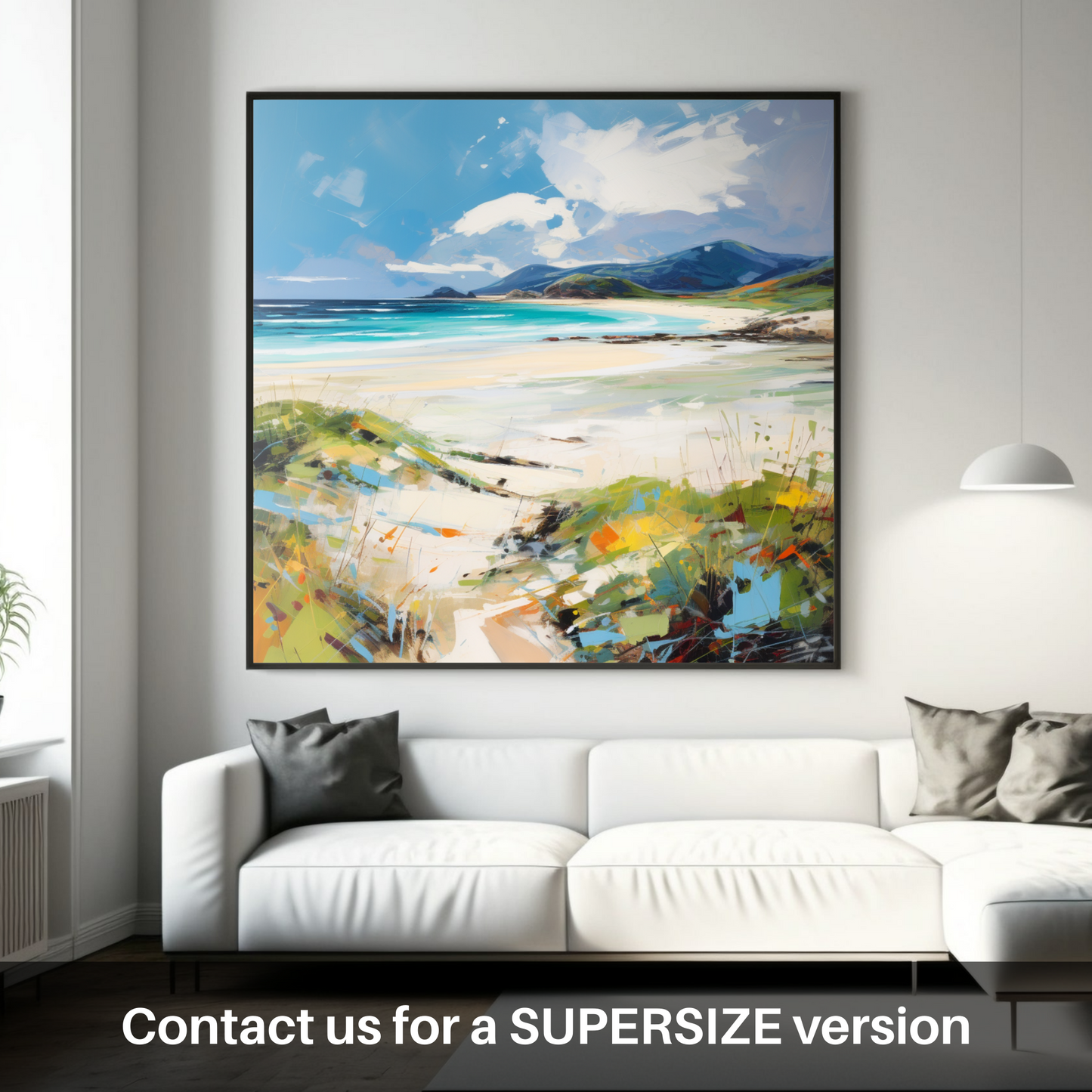 Huge supersize print of Luskentyre Beach, Isle of Harris