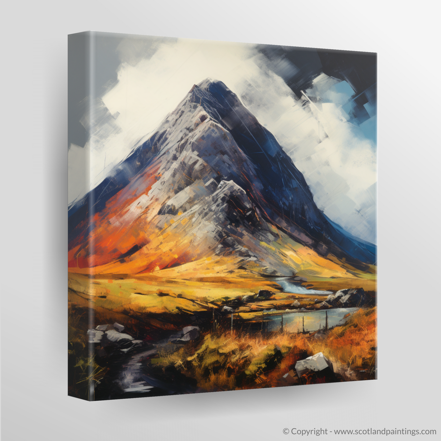 Canvas Print of Stob Dubh (Buachaille Etive Beag)