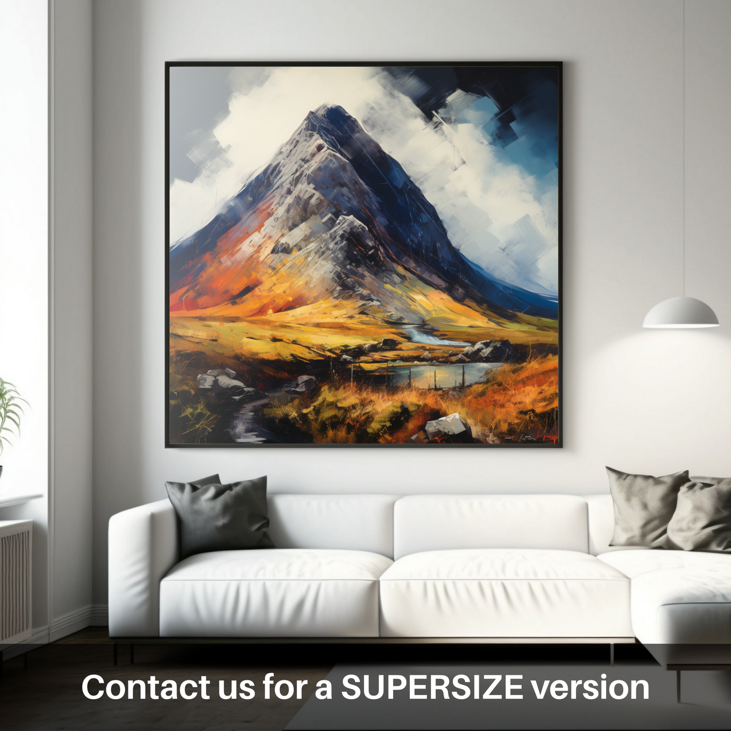 Huge supersize print of Stob Dubh (Buachaille Etive Beag)