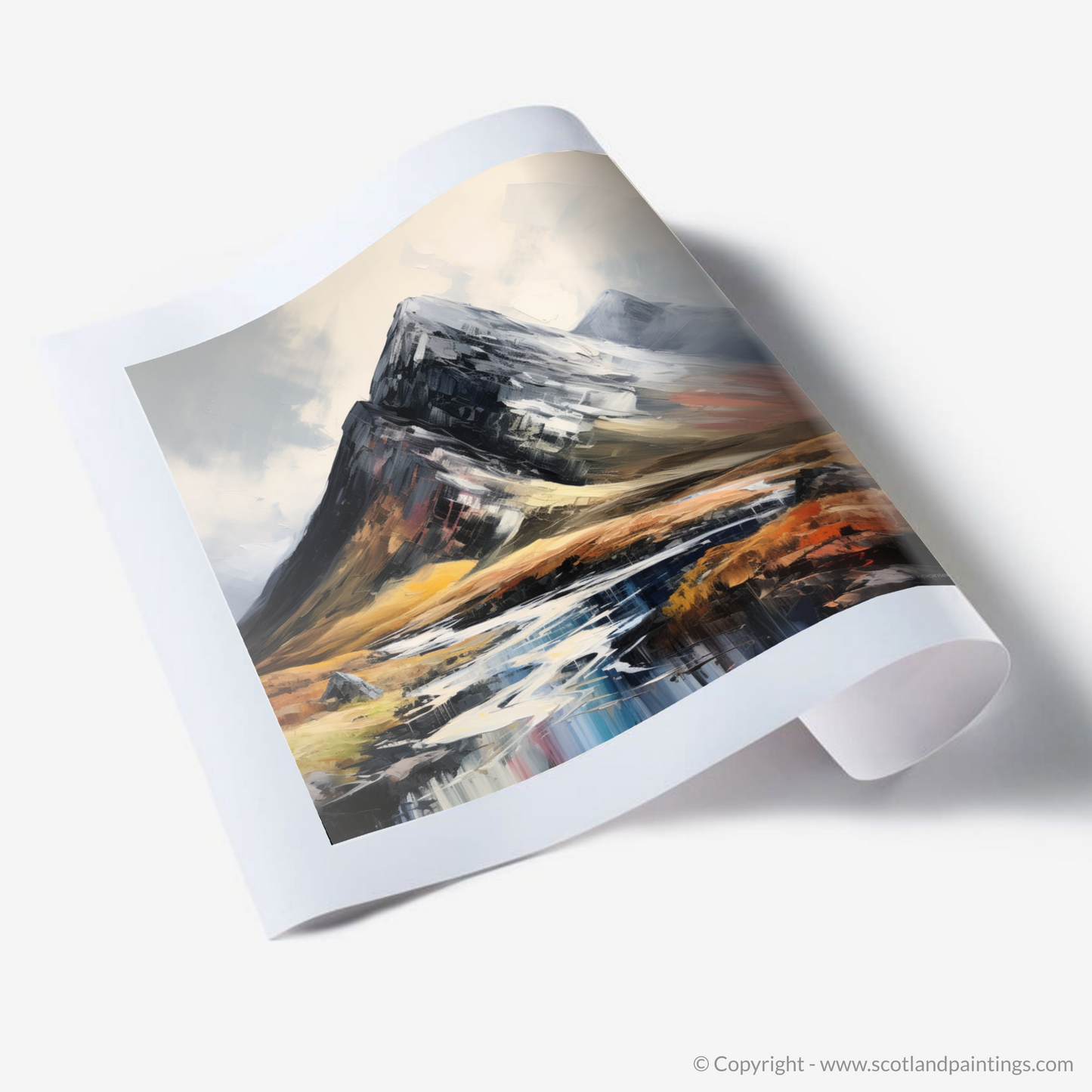 Art Print of Stob Dubh (Buachaille Etive Beag)