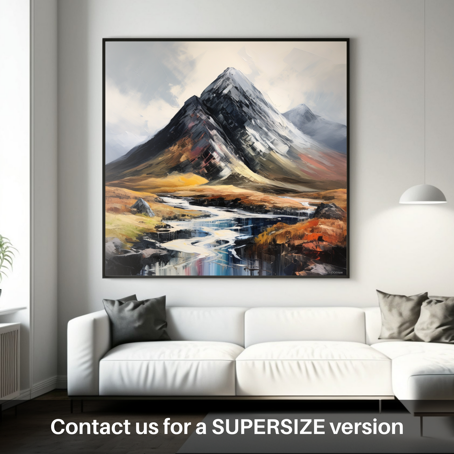 Huge supersize print of Stob Dubh (Buachaille Etive Beag)