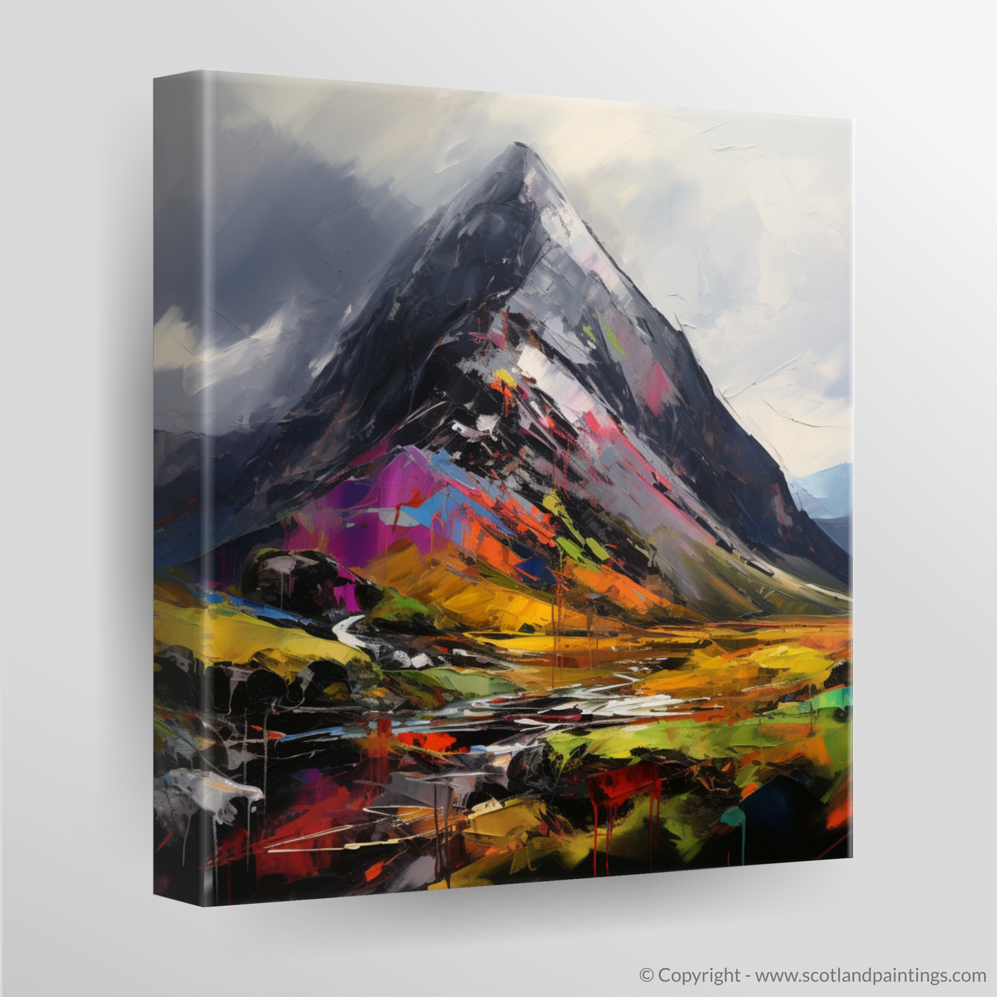 Canvas Print of Stob Dubh (Buachaille Etive Beag)