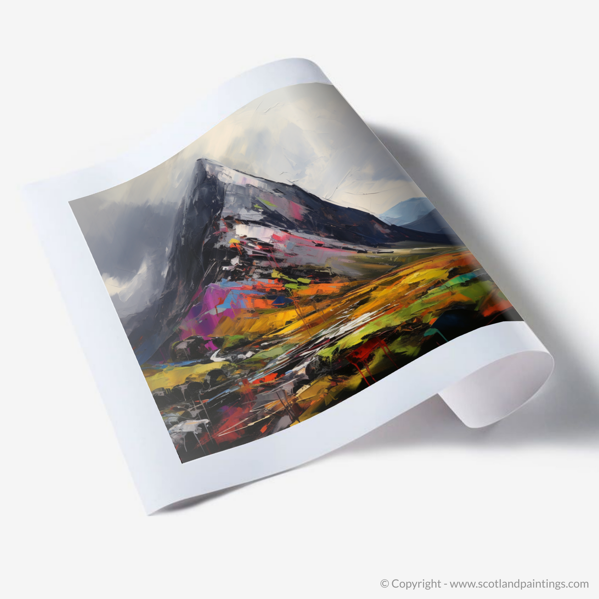 Art Print of Stob Dubh (Buachaille Etive Beag)