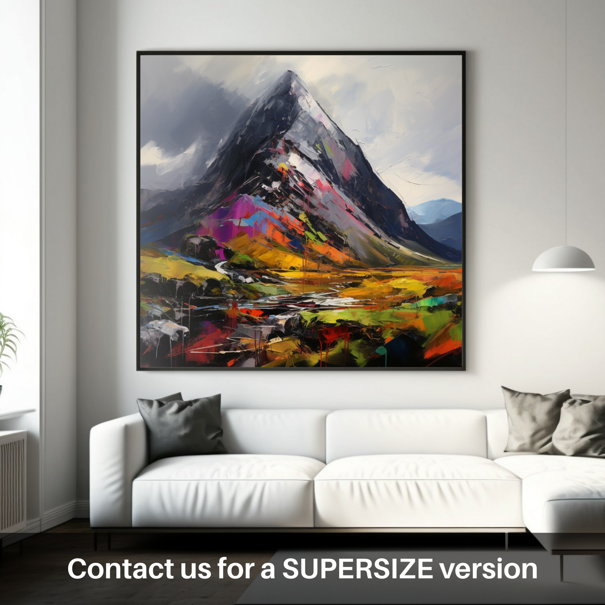 Huge supersize print of Stob Dubh (Buachaille Etive Beag)