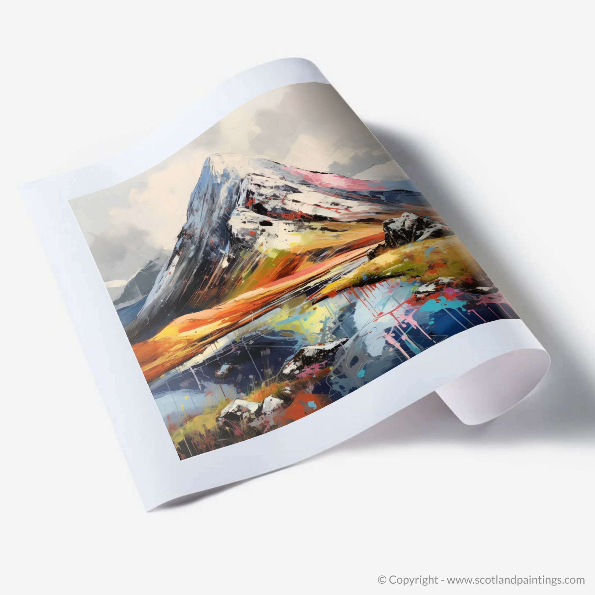 Art Print of Stob Dubh (Buachaille Etive Beag)