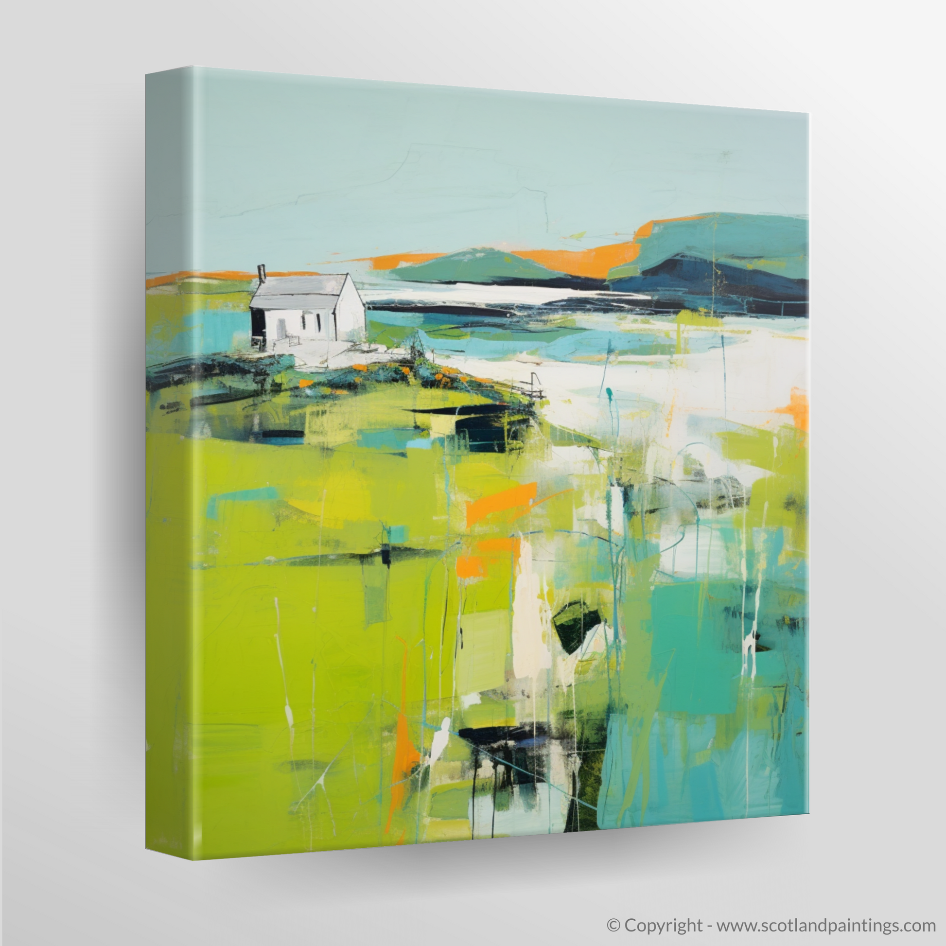 Canvas Print of Isle of Ulva, Inner Hebrides in summer