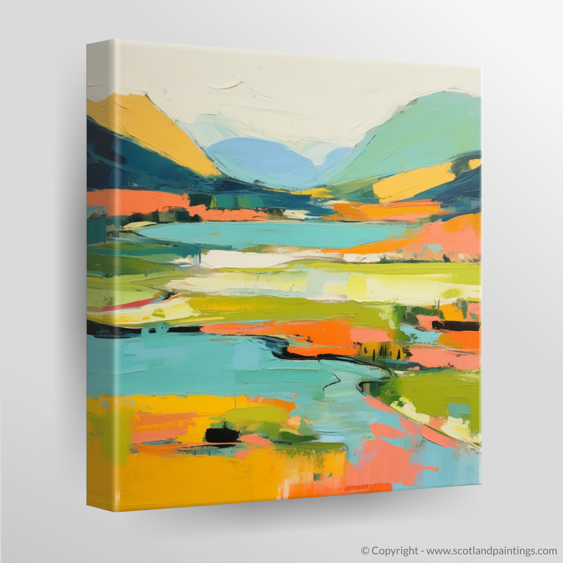 Canvas Print of Loch Shiel, Highlands in summer